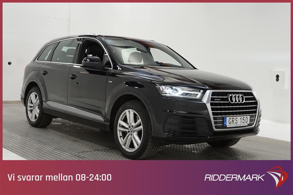 Audi Q7 3.0 TDI 272hk quattro S-Line Cockpit 7-sits GPS BOSEexteriör