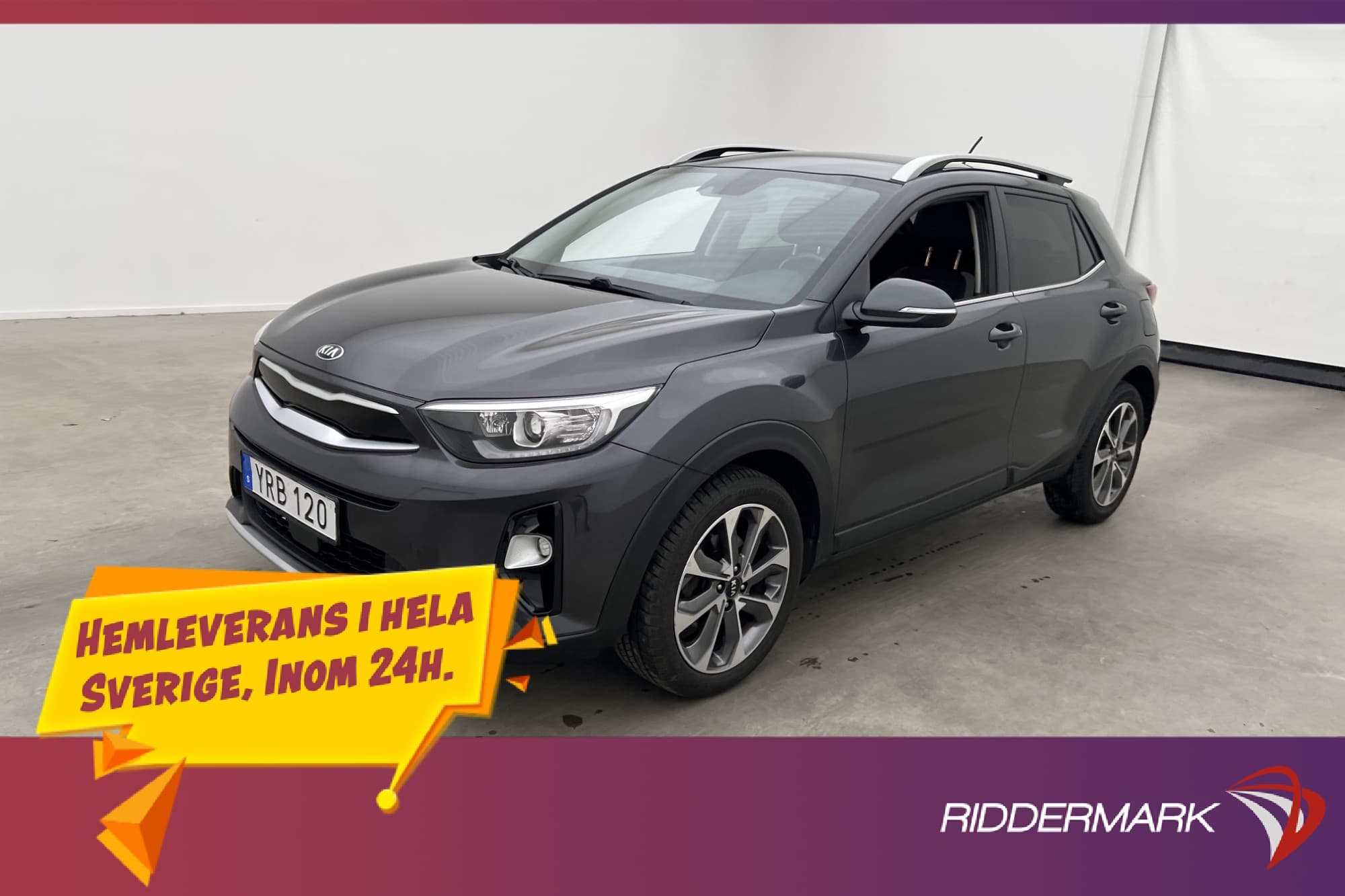 Kia Stonic 1.0 120hk Advance Plus Kamera Halvskinn CarPlay
