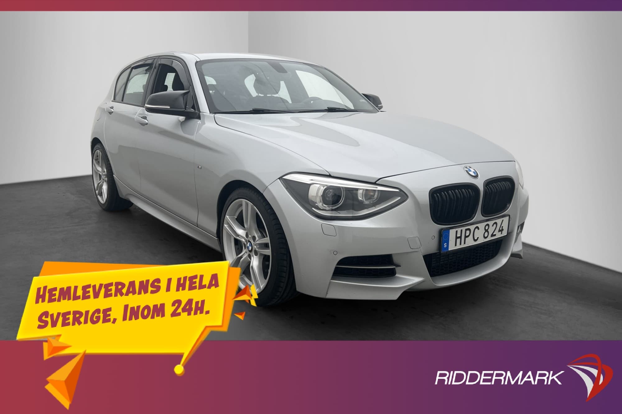 BMW M135i 320hk Sensorer HiFi Rattvärme Keyless Bluetooth