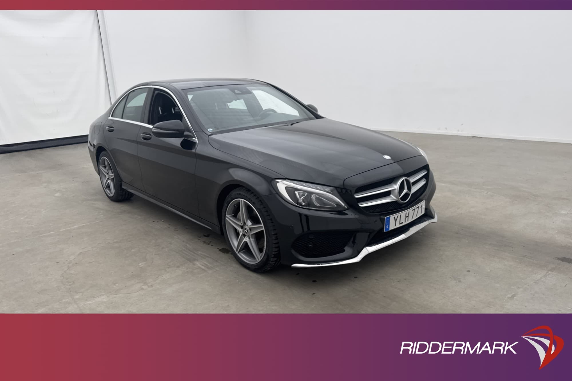 Mercedes-Benz C 220 d 4M AMG Burm M&K-Värm Navi Drag Skinn