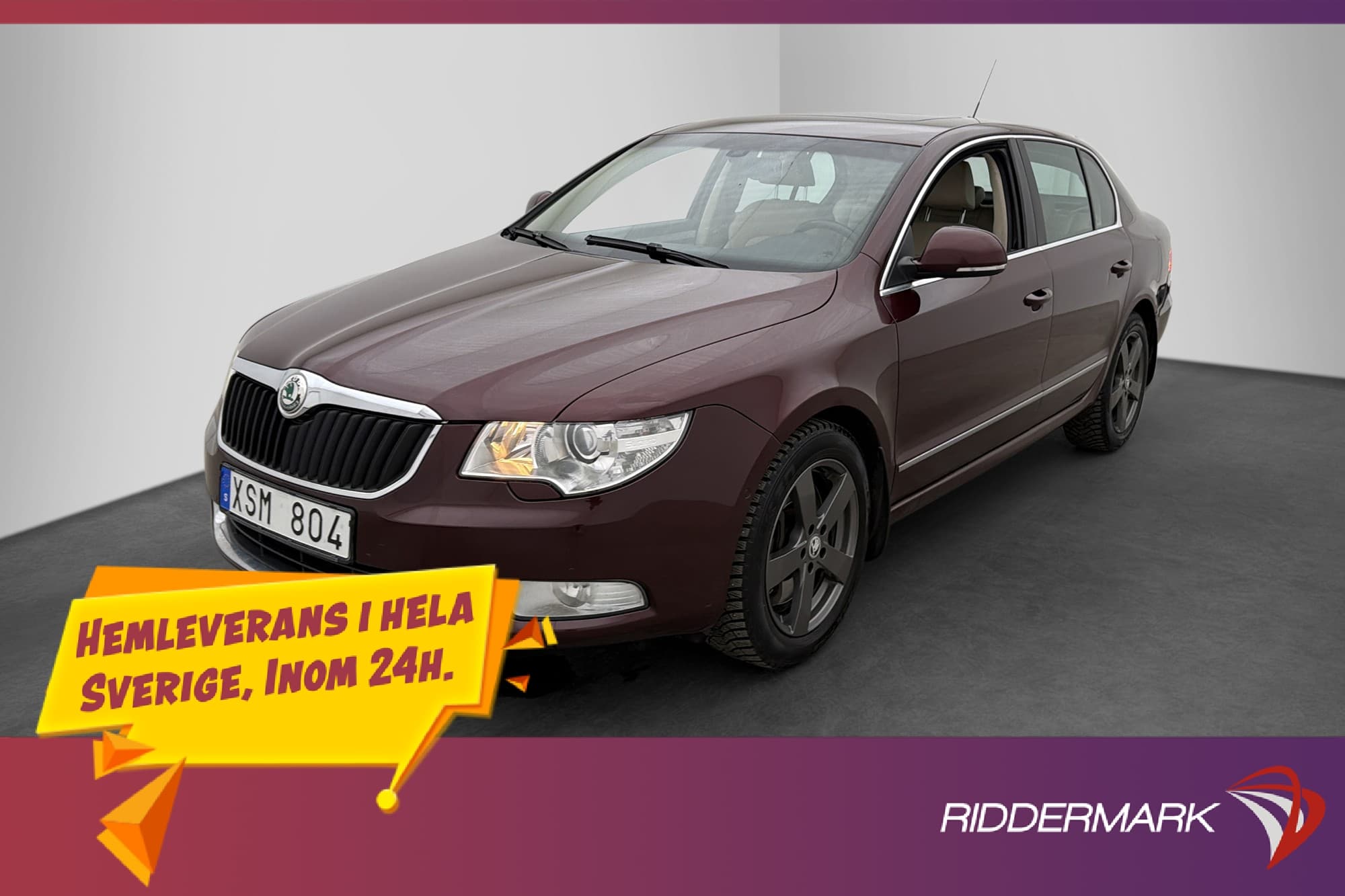 Skoda Superb 3.6 FSI V6 4x4 Elegance Värmare Drag Lucka Navi