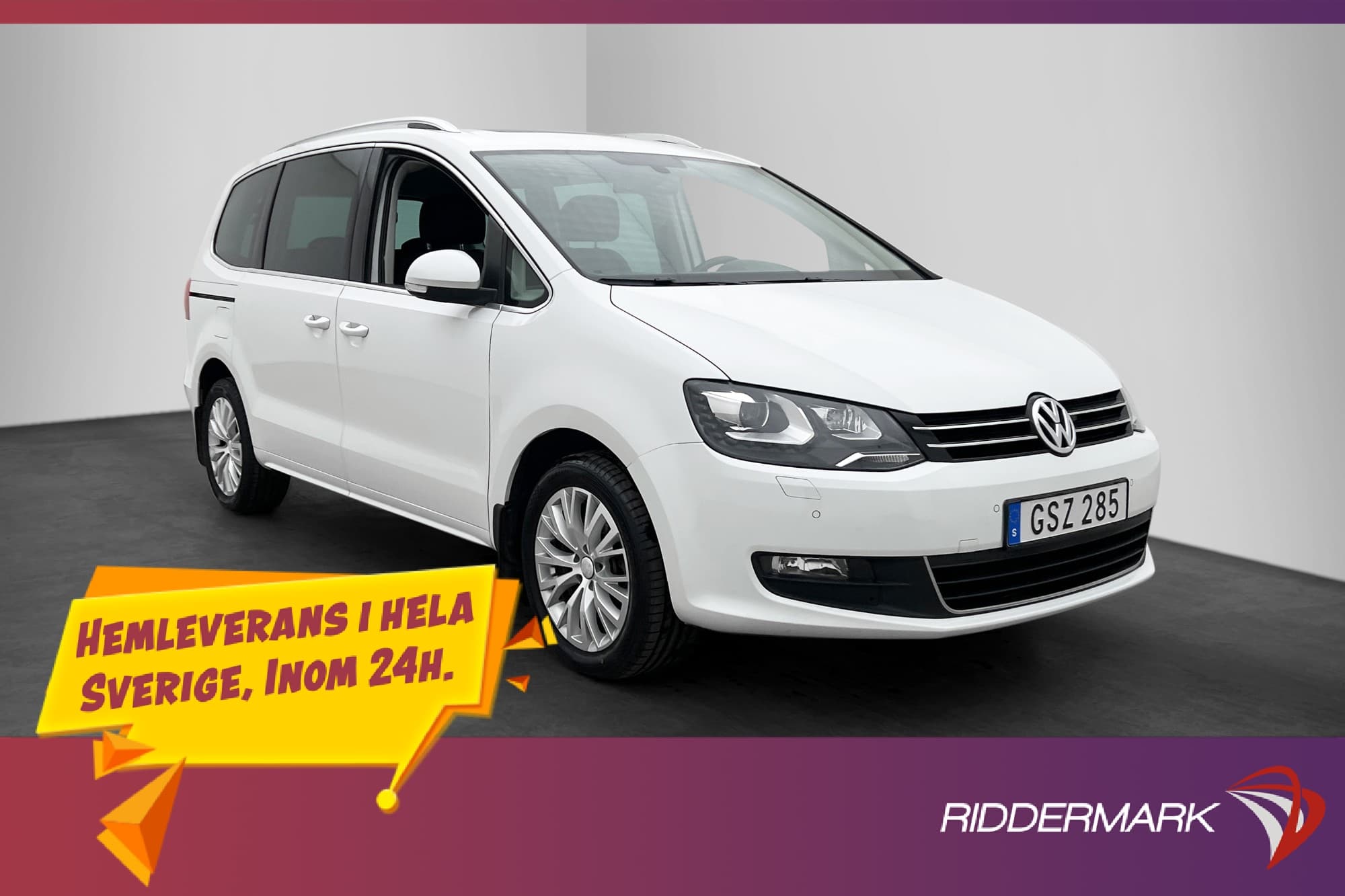 Volkswagen Sharan TDI 140hk 7-Sits Pano D-Värm Kamera Drag