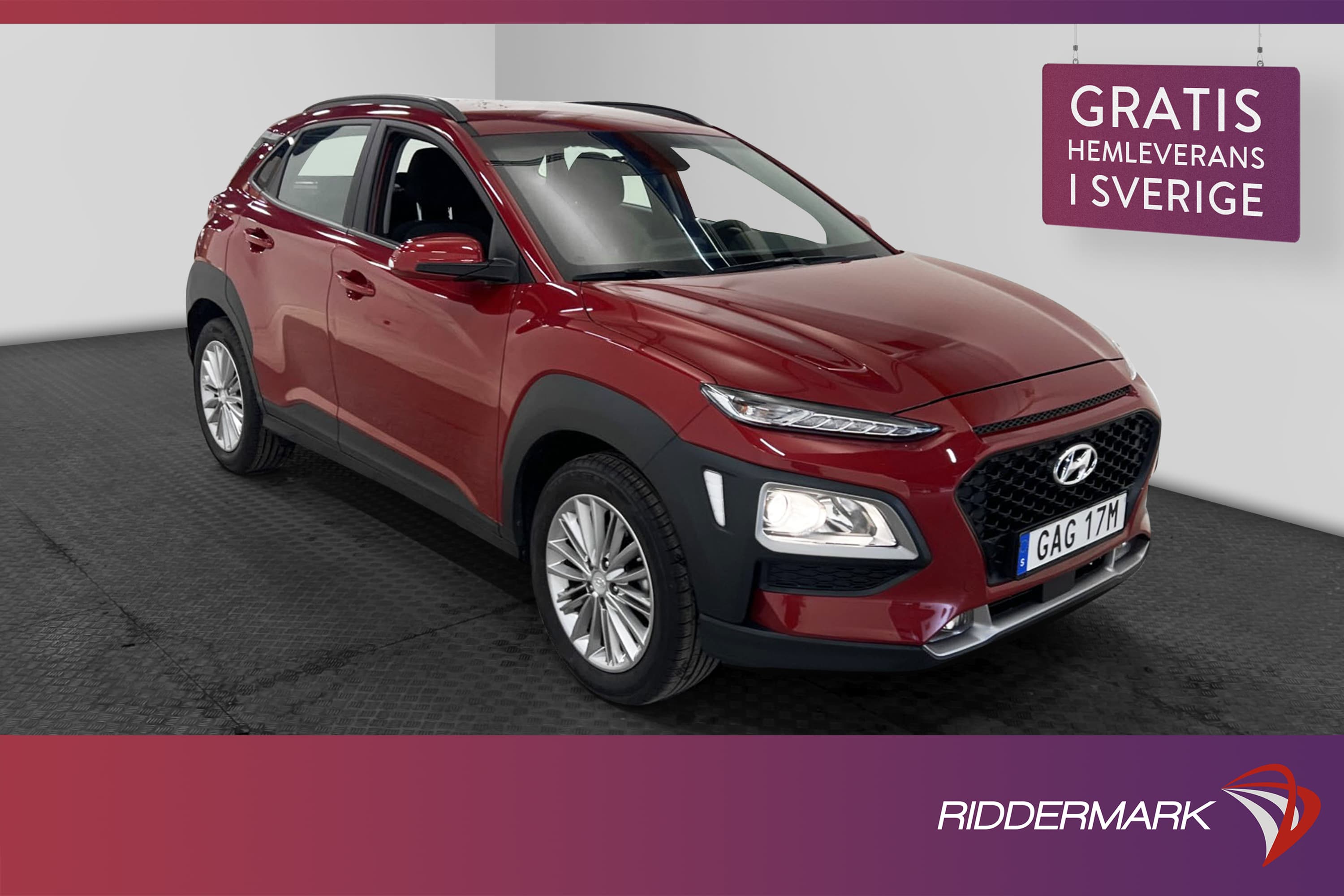 Hyundai Kona 1.0 T-GDI blue 120hk Backkamera Keyless Carplay