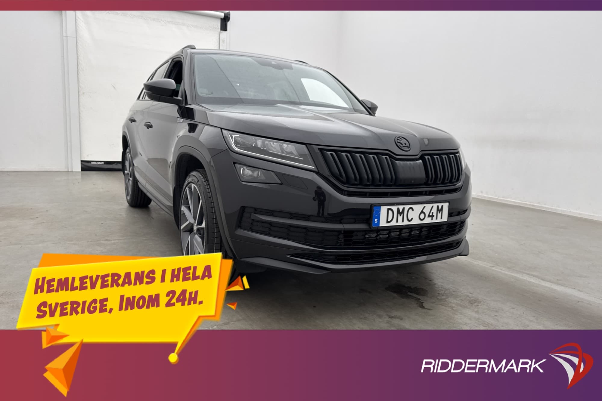 Skoda Kodiaq 2.0 TDI 4x4 Sportline 7-Sits Cockpit 360° Drag