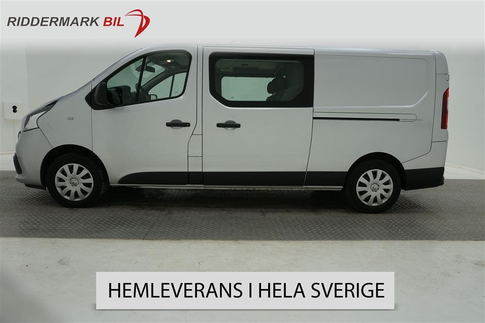 Renault Trafic Dubbelhytt 1.6 dCi 140hk Värmare 6-sits Moms