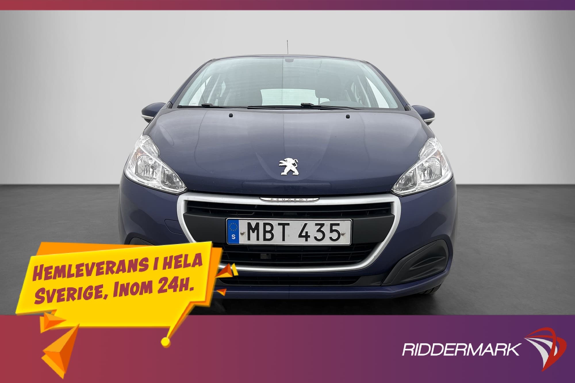 Peugeot 208 5-dörrar 1.0 PureTech 68hk Farthållare