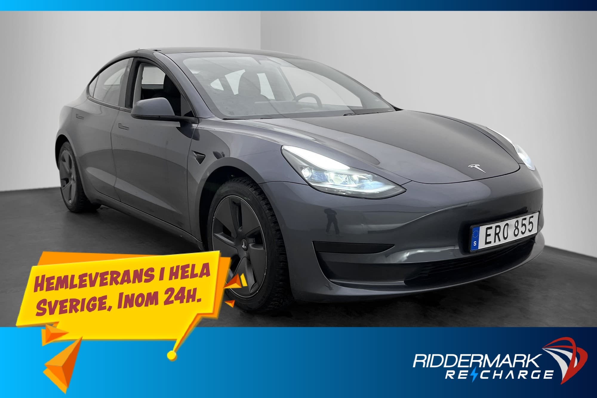 Tesla Model 3  Standard Range Plus Autopilot Pano Skinn