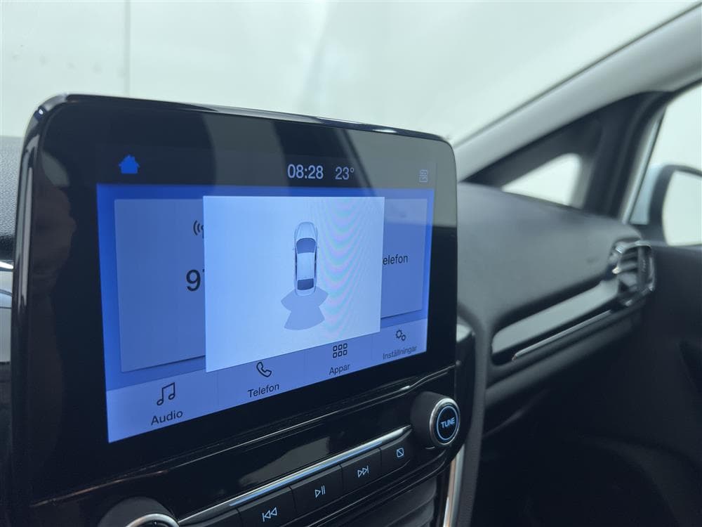 Ford Fiesta 1.0T EcoBoost 100hk Sensorer Carplay 0,52l/milinteriör