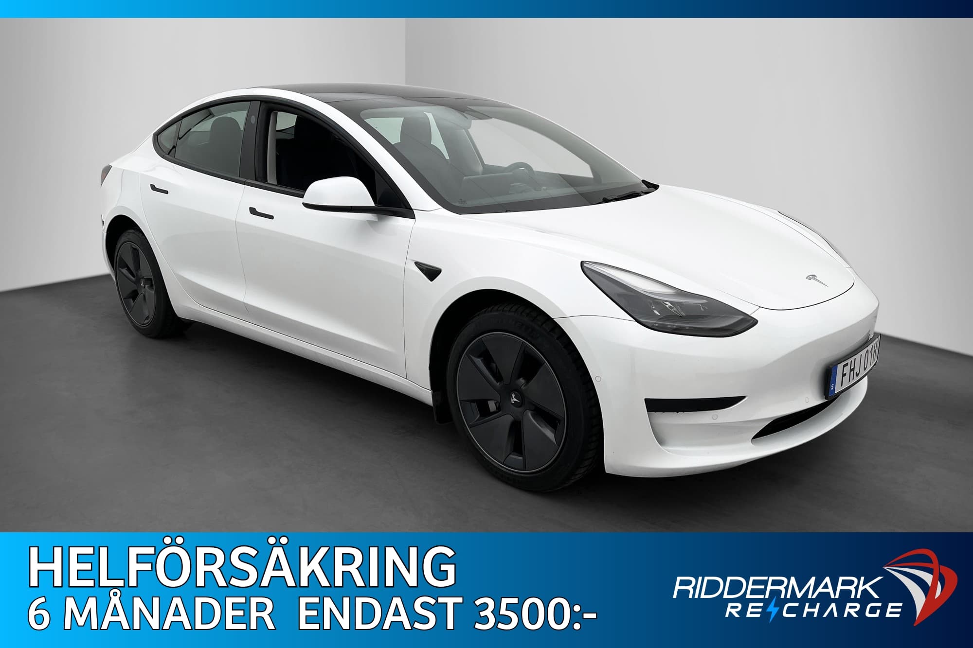 Tesla Model 3 Standard Range Autopilot Sv-Såld MOMS