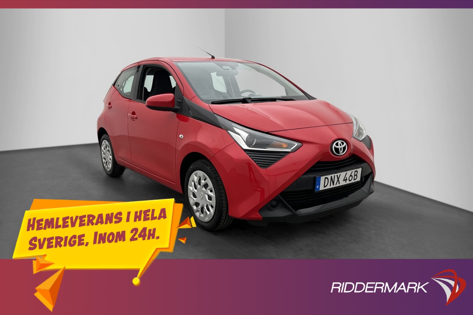 Toyota Aygo 1.0 VVT-i X-PLAY M-Värmare B-Kamera CarPlay
