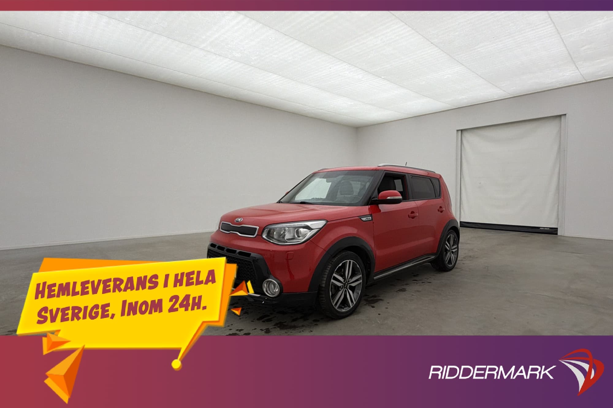 Kia Soul 1.6 CRDi 136hk Drag Kamera Farthållare Rattvärme