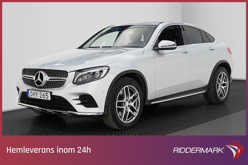 Mercedes GLC 220 d 4M Coupé AMG D-Värm Drag Burmester 360° exteriör
