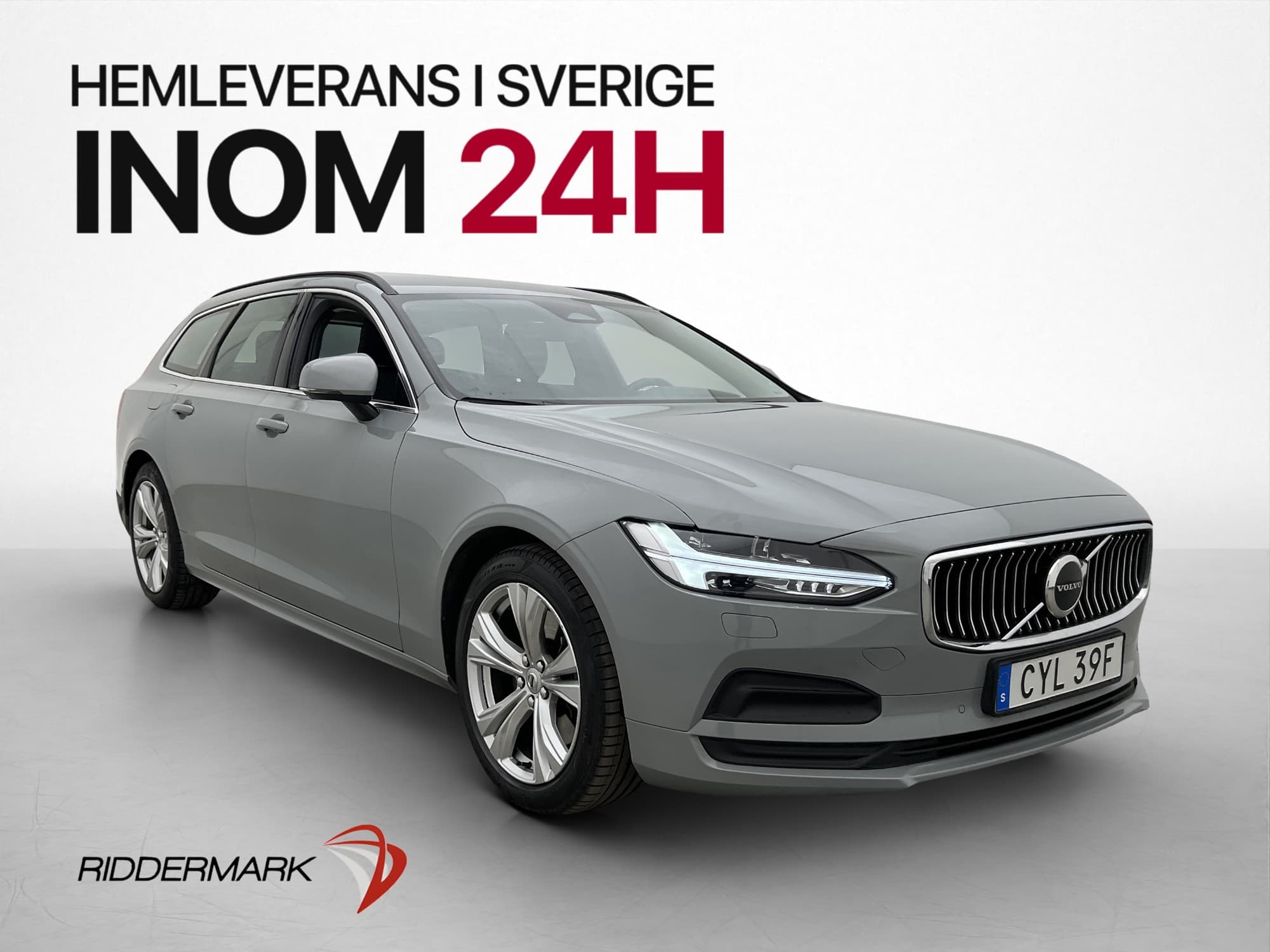 Volvo V90 B4 Core Bright Värm Kamera Skinn CarPlay Drag