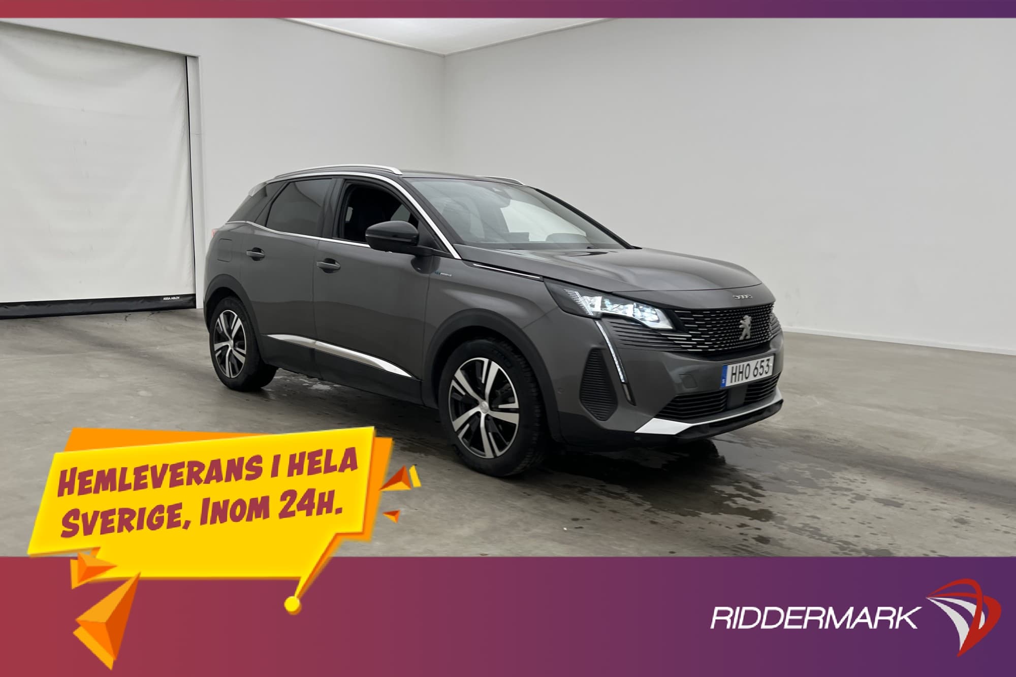 Peugeot 3008 HYBRID4 PHEV AWD 300hk GT Kamera Dragkrok