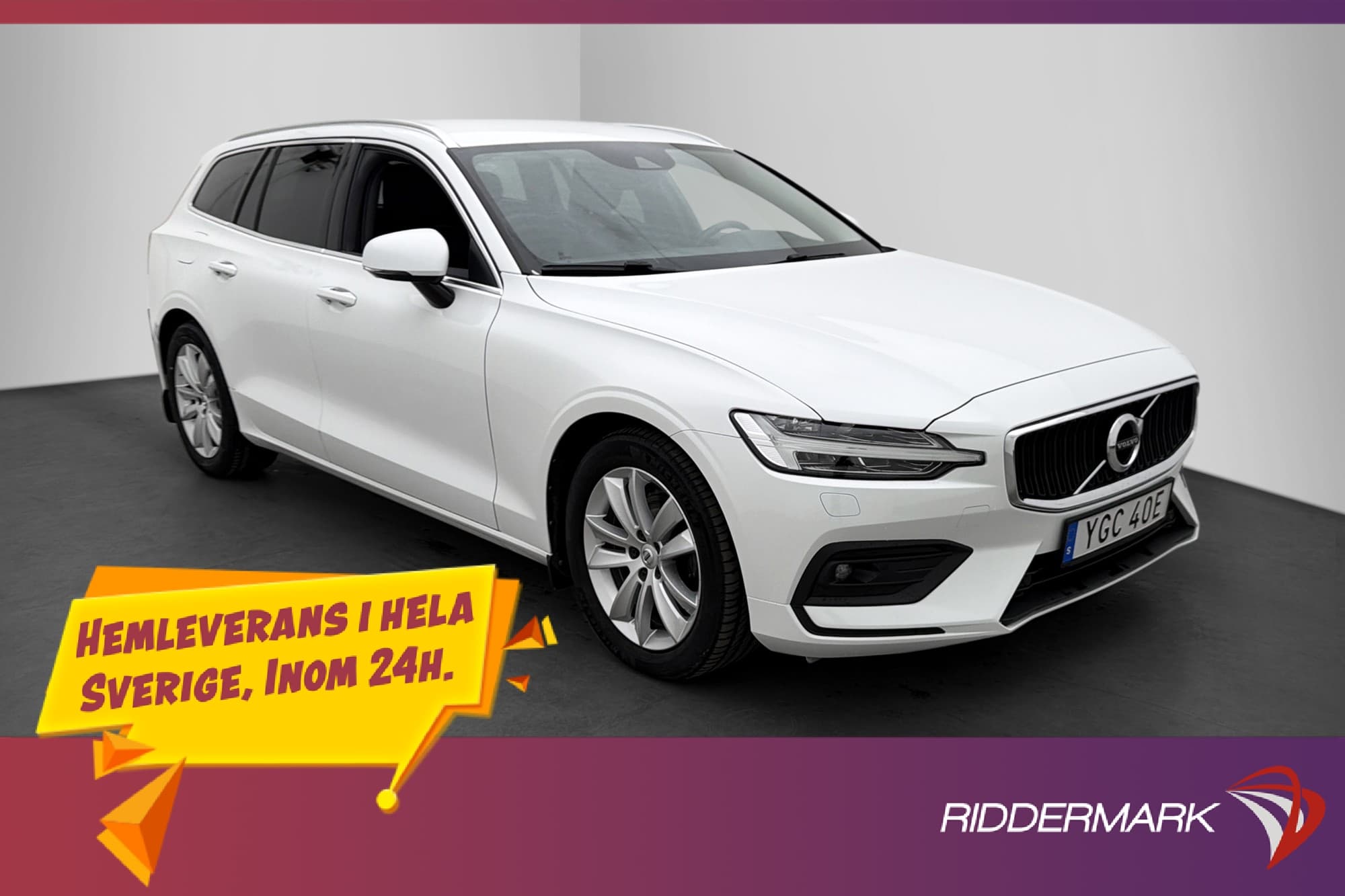 Volvo V60 D4 190hk Skinn VoC P-Värmare Kamera BLIS Drag