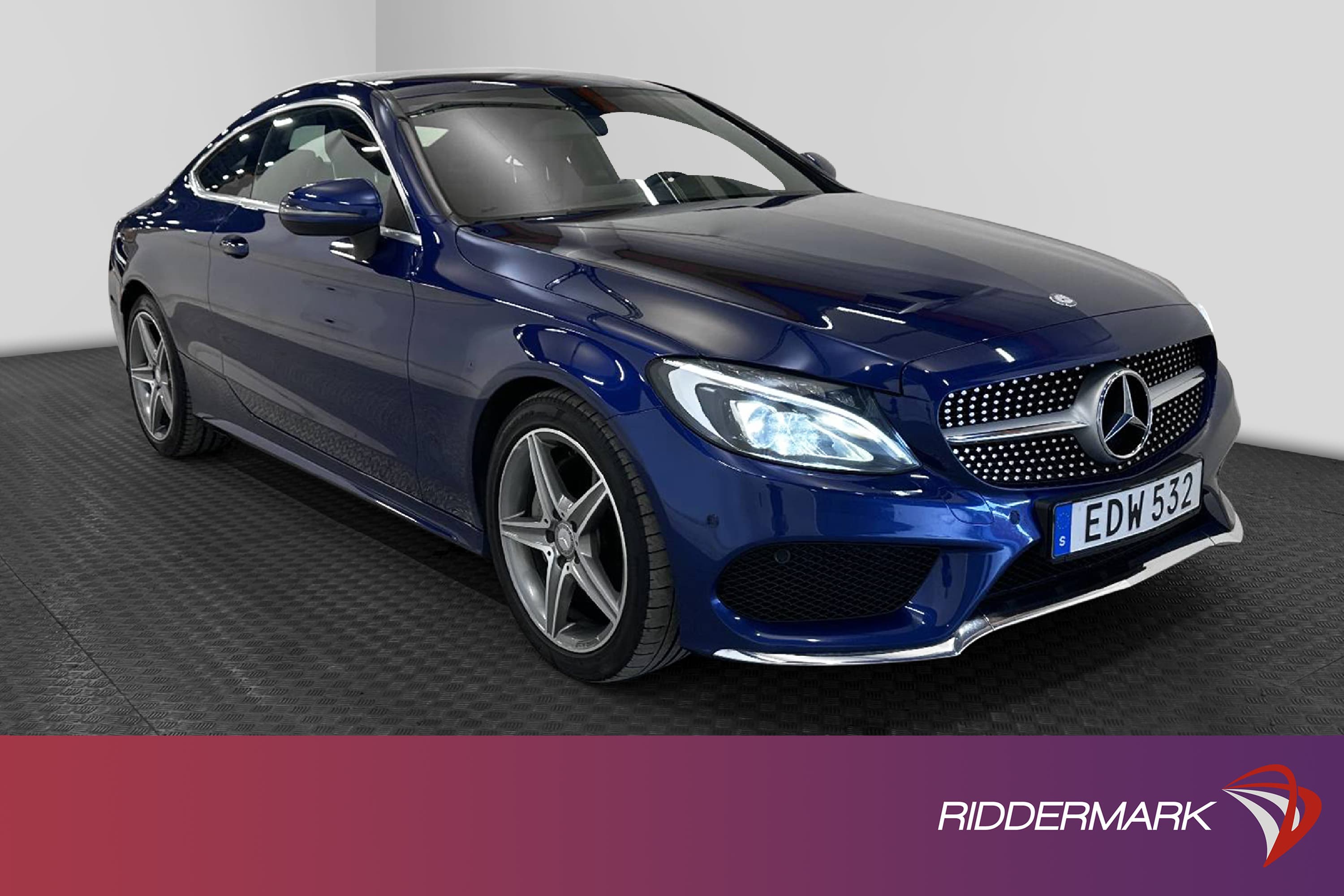 Mercedes-Benz C 220 d Coupé 170hk AMG Värmare Kamera Navi