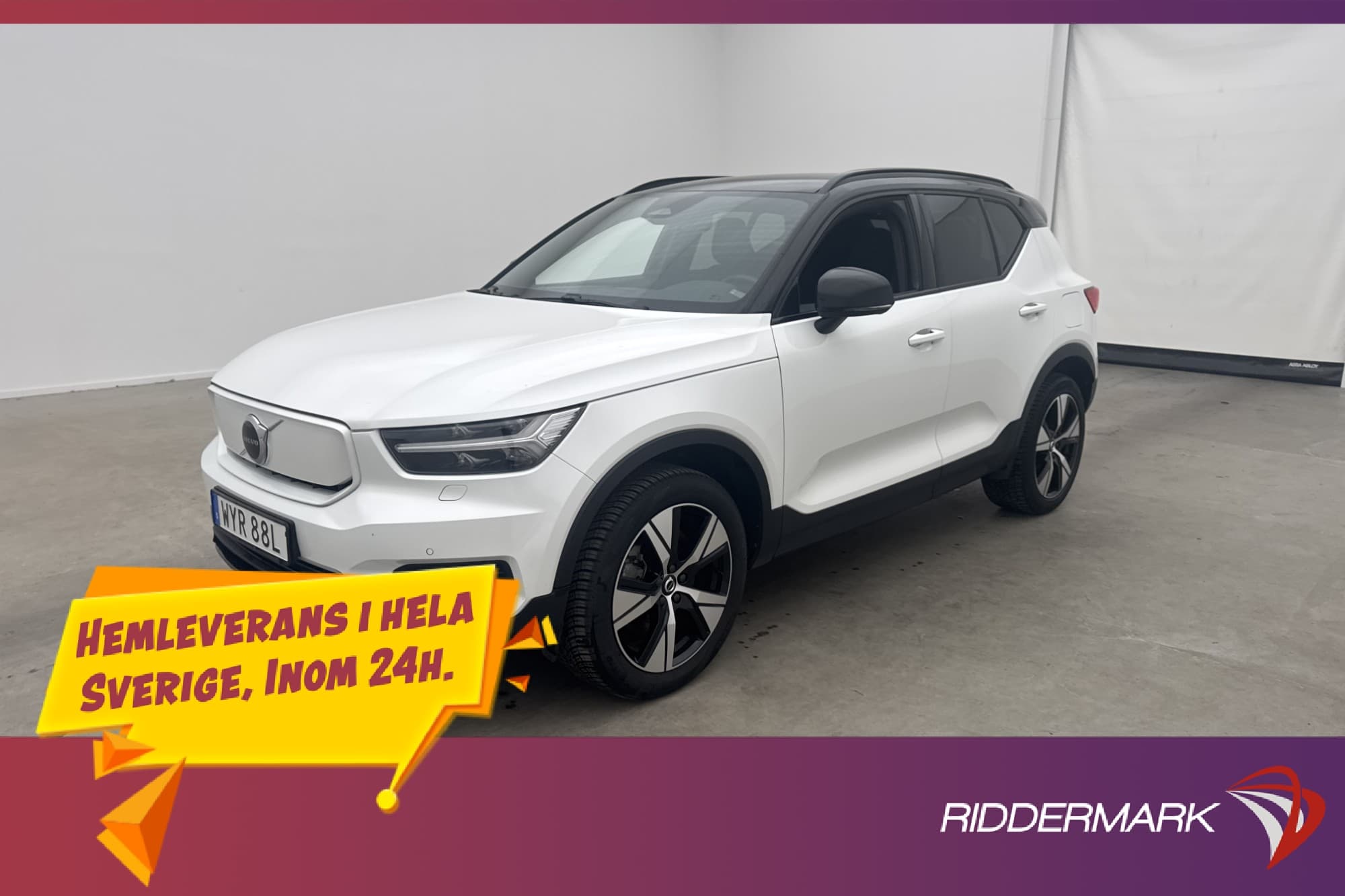 Volvo XC40 P6 Recharge 231hk Core P-Värmare Kamera Drag MOMS