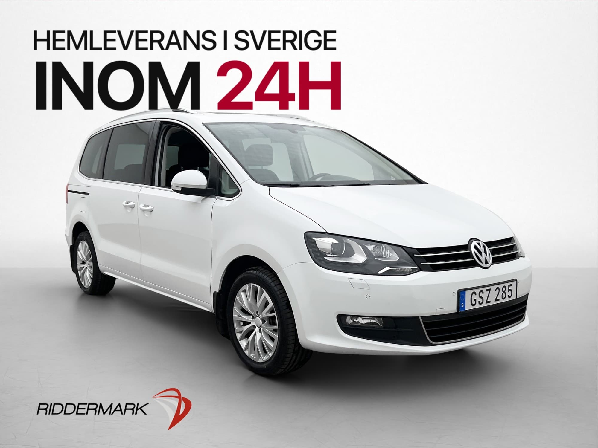 Volkswagen Sharan TDI 140hk 7-Sits Pano Drag Kamera D-Värme