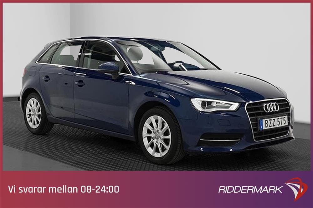 Audi A3 1.4 TFSI Sportback P-sensor Låg skatt 0,5L/Milexteriör