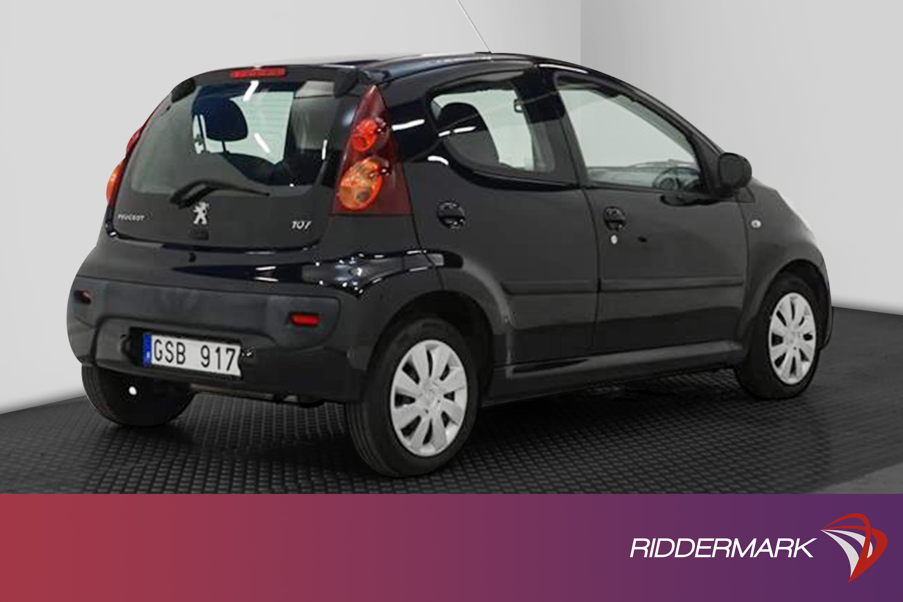 Peugeot 107 5dr 1.0 68hk 2 brukare 0.43l/milexteriör