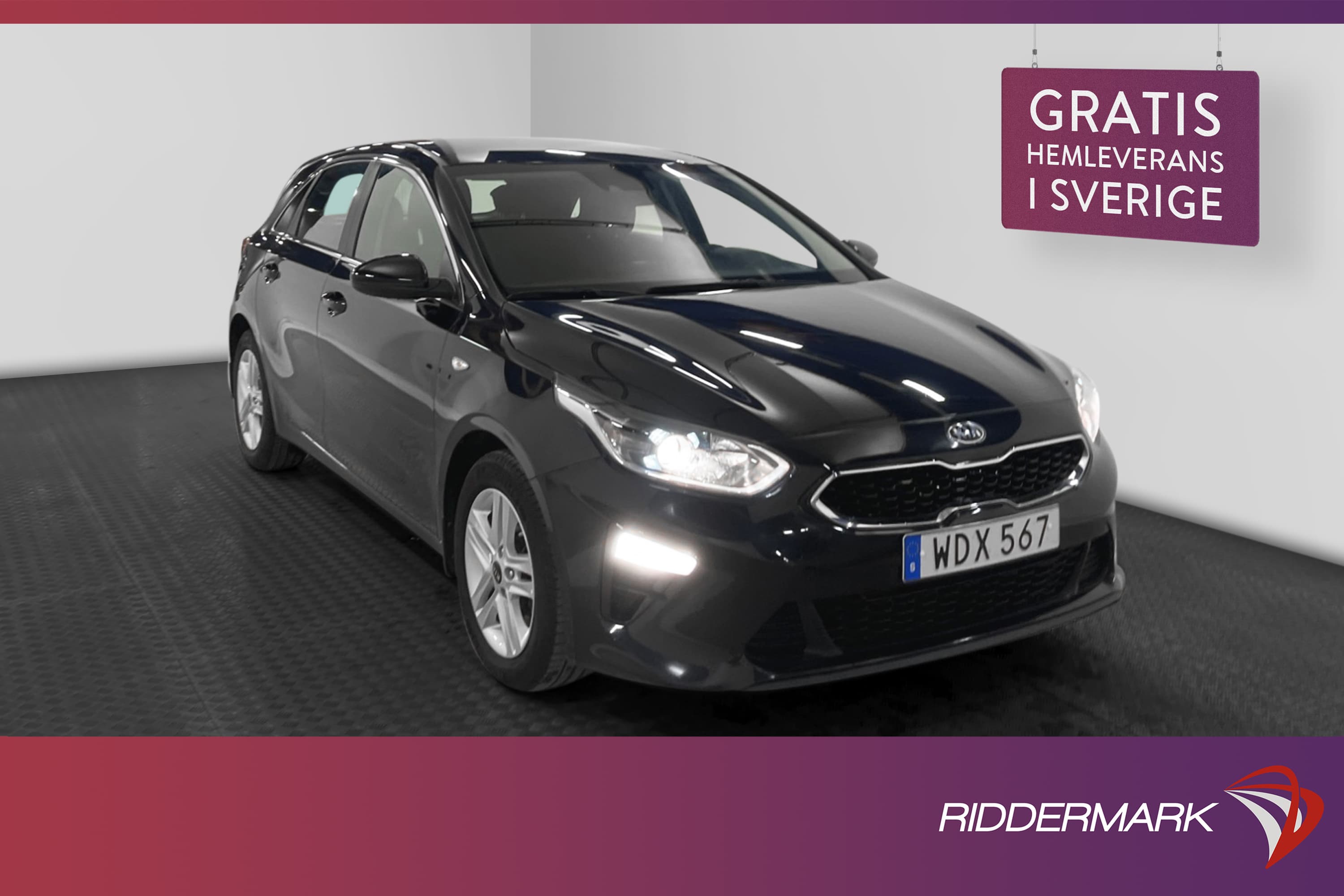 Kia Ceed 1.0 T-GDI 120hk Action CarPlay Kamera Välservad
