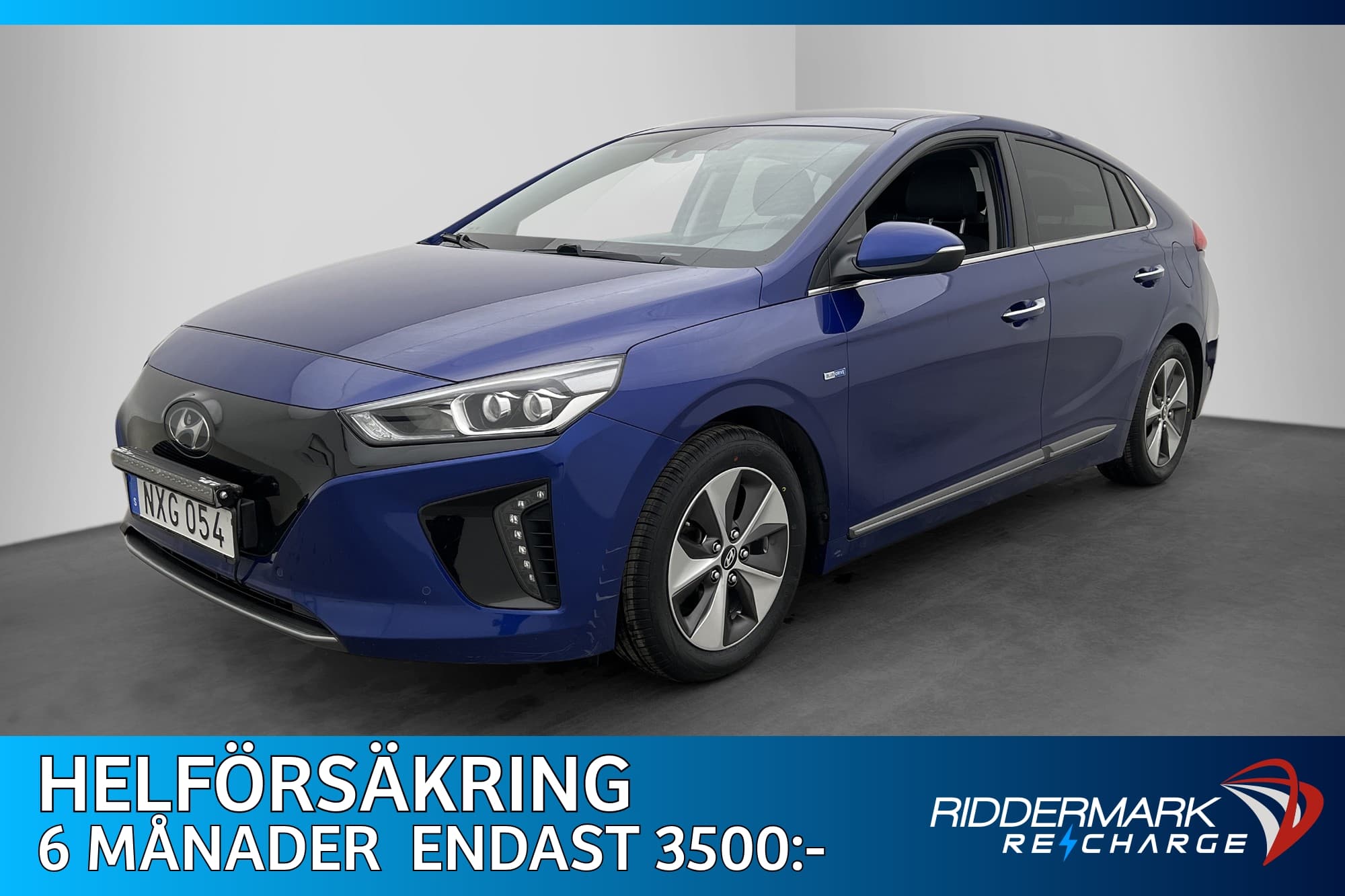 Hyundai IONIQ 28 kWh 120hk Premium Plus Skinn Kamera CarPlay