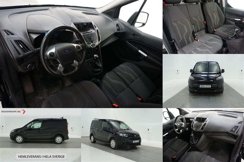 Ford Transit Connect 1.5 TDCi 100hk Värmare Drag 3-sits
