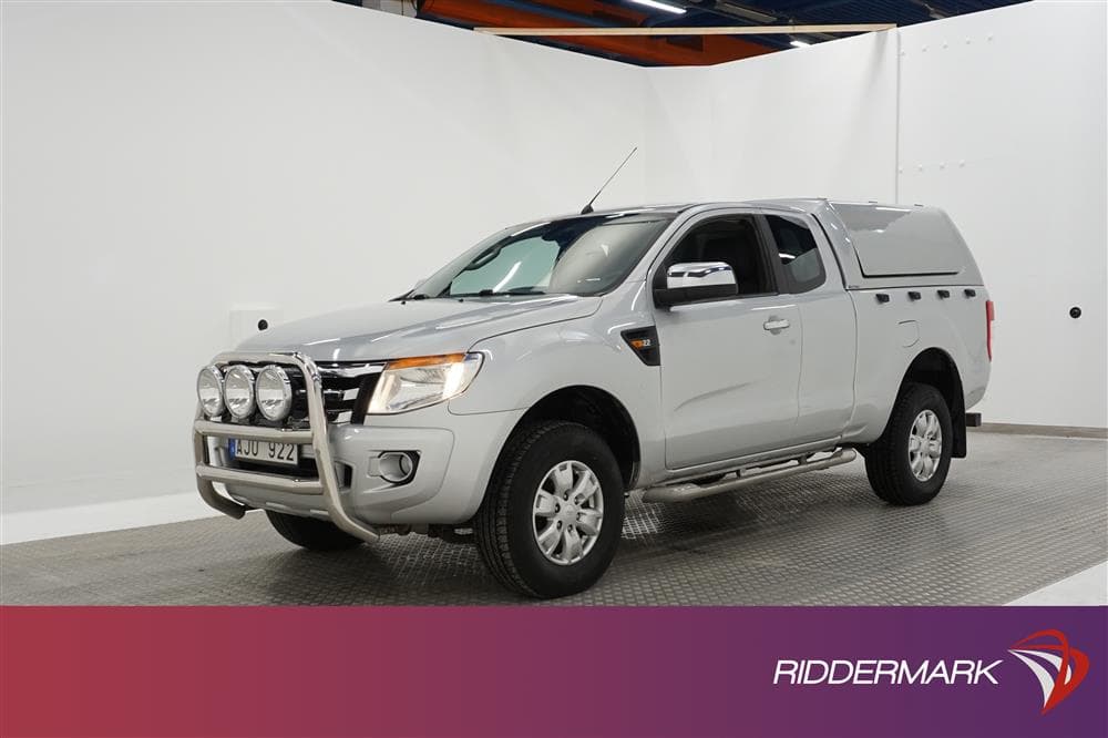 Ford Ranger SuperCab 2.2 TDCi 4WD Dragkrok Kåpa Full Moms exteriör