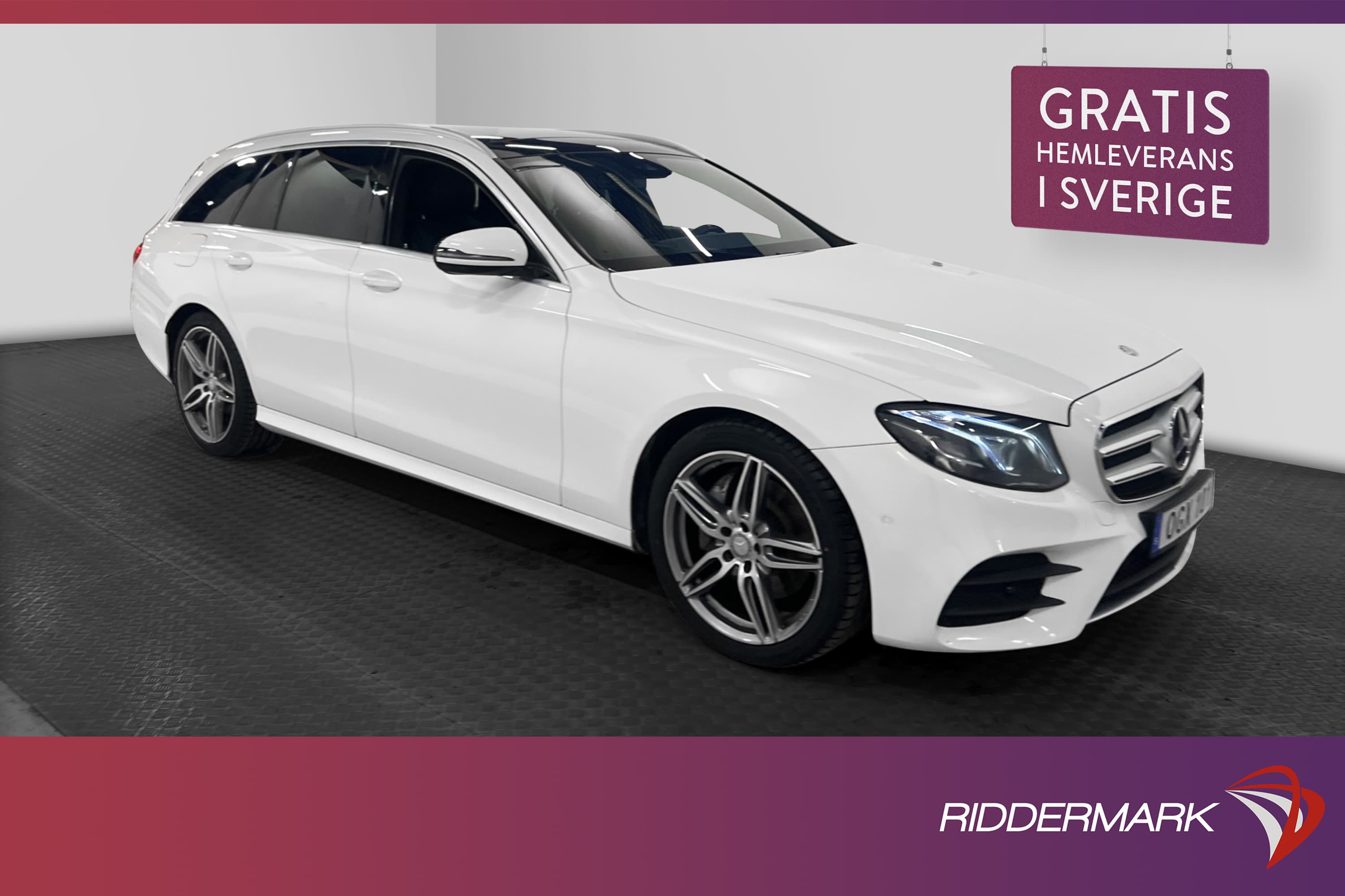 Mercedes-Benz E 220 d 194hk AMG D-värme Pano B-kamera Drag