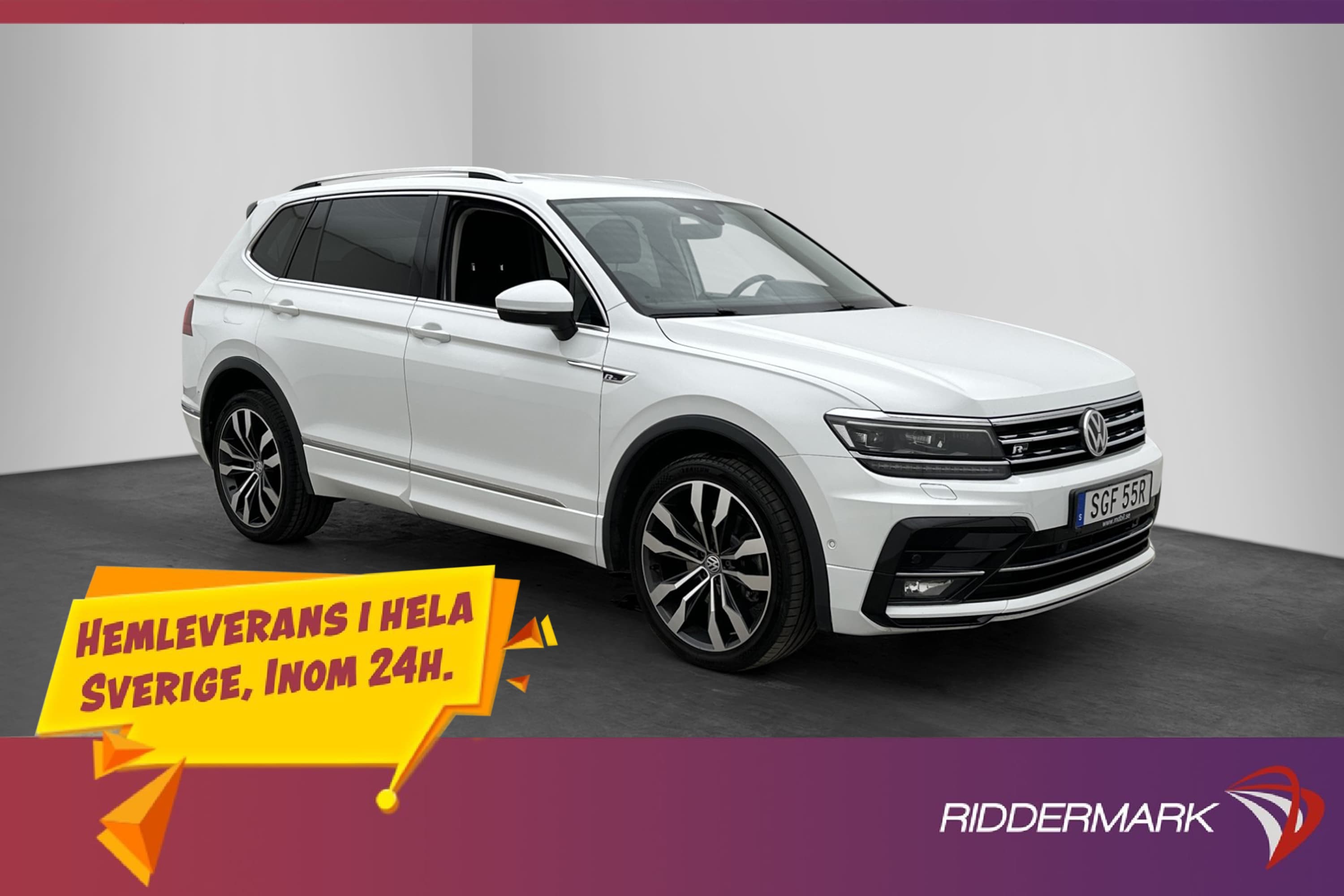 Volkswagen Tiguan Allspace 4M R-Line 7-Sits Cockpit D-Värm