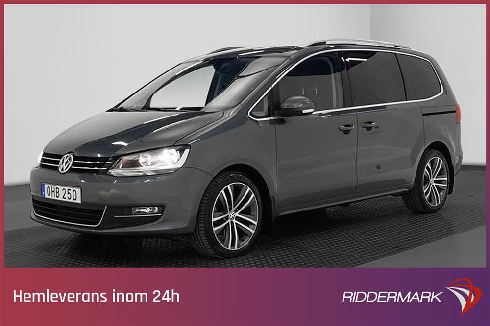 Volkswagen Sharan 184hk 4M 7-Sits Värmare B-Kameraexteriör