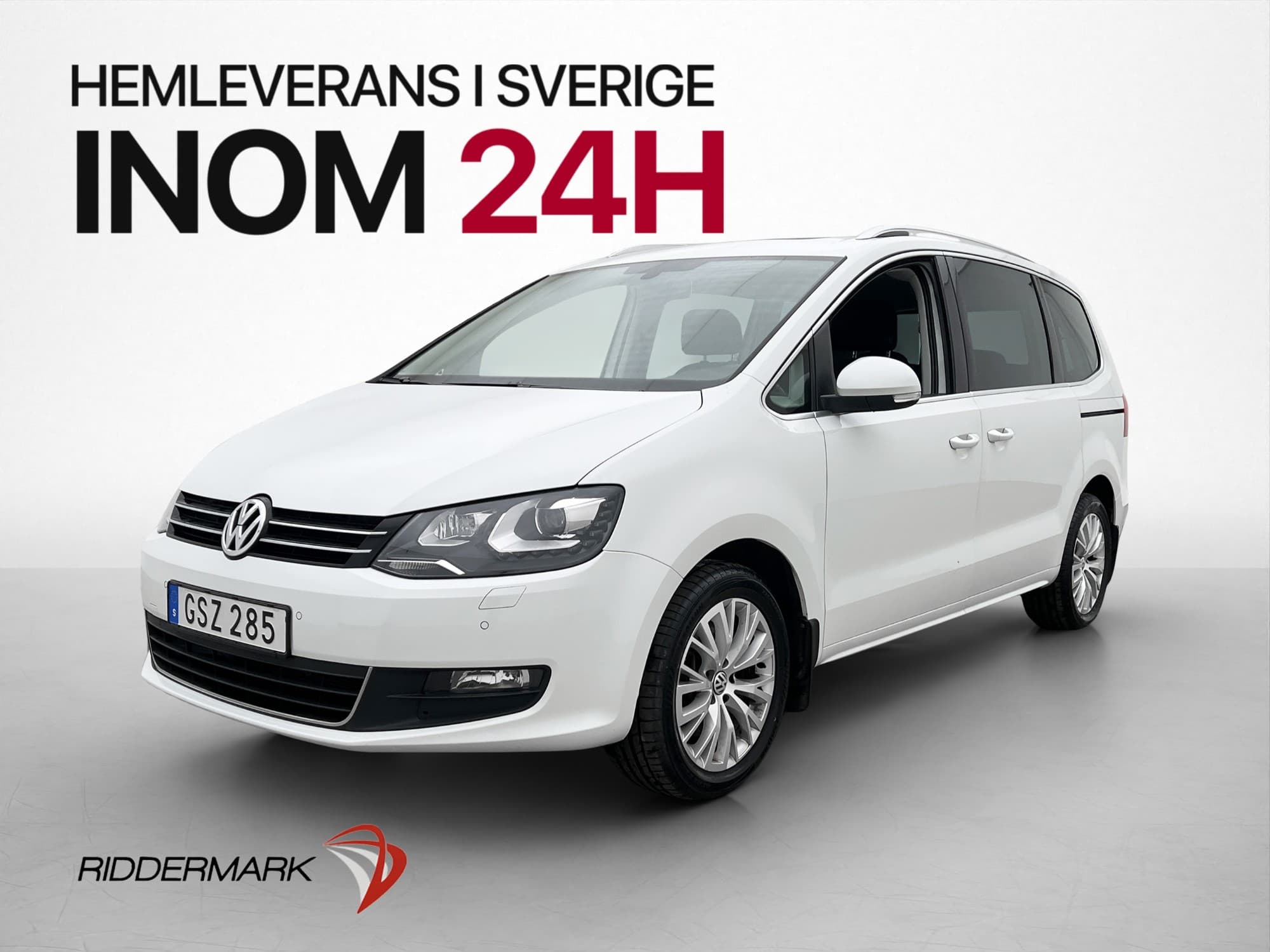 Volkswagen Sharan TDI 140hk 7-Sits Pano Kamera D-Värme Drag