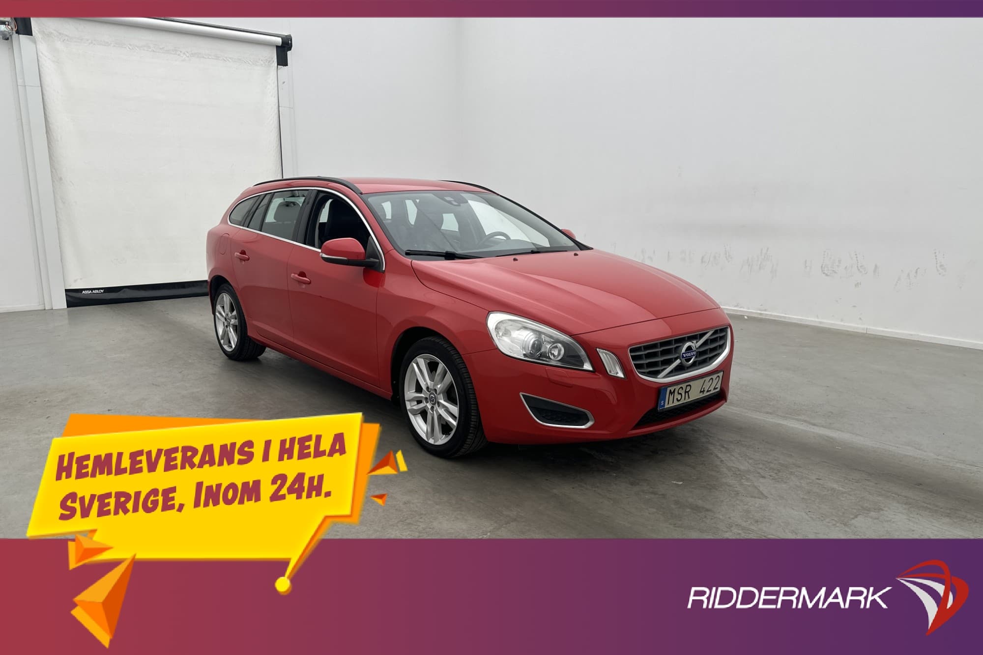 Volvo V60 D4 163hk Helskinn Värmare Drag Sensorer Välservad 