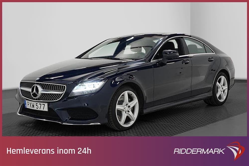 Mercedes-Benz CLS 350 d 258hk AMG  T-lucka 360° Navi Skinnexteriör