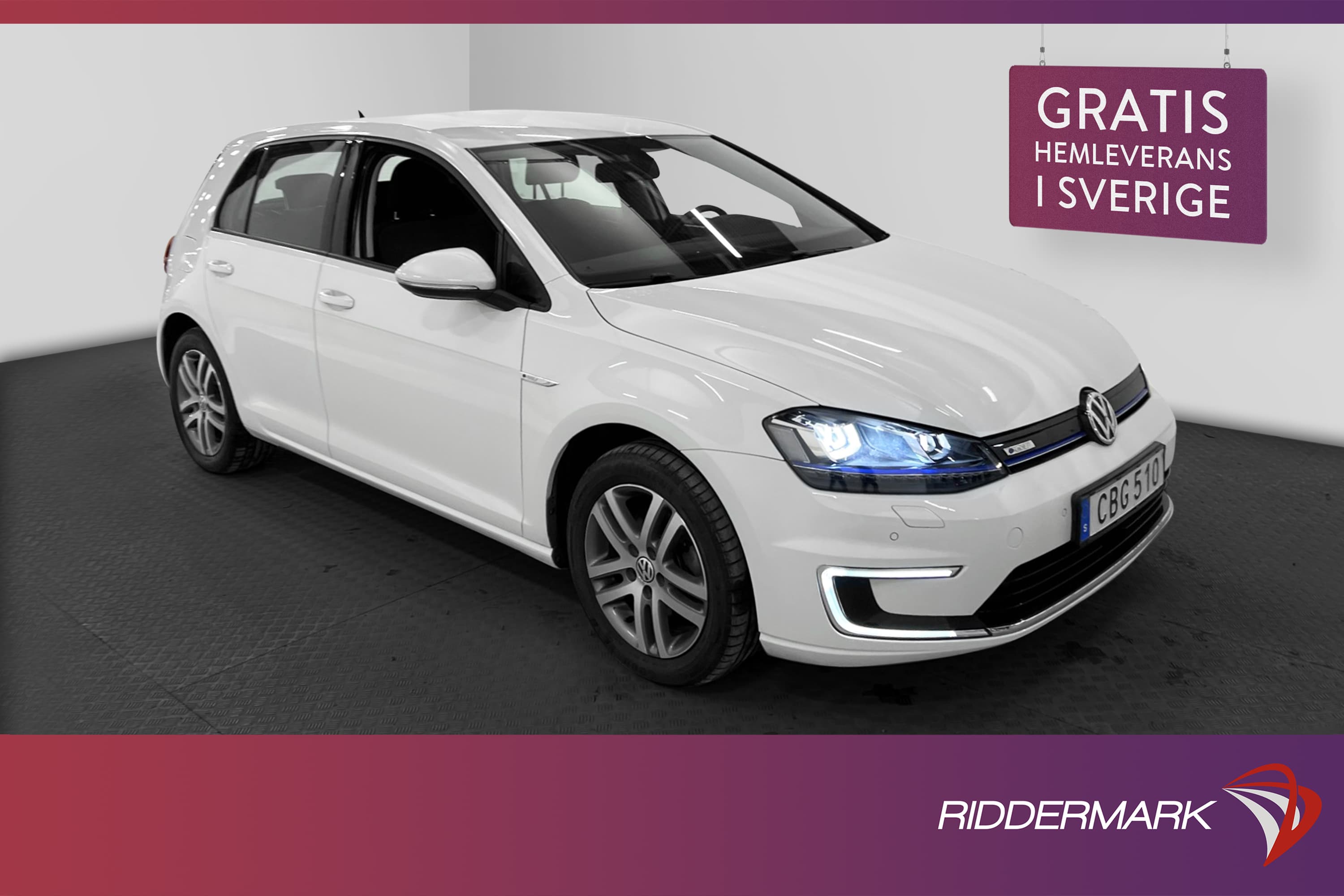 Volkswagen e-Golf 24.2 kWh 115hk