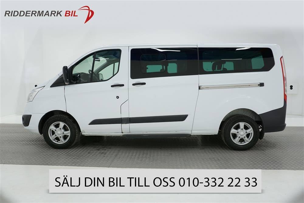 Ford Transit Custom Tourneo Lång 9-Sits Värmare Moms