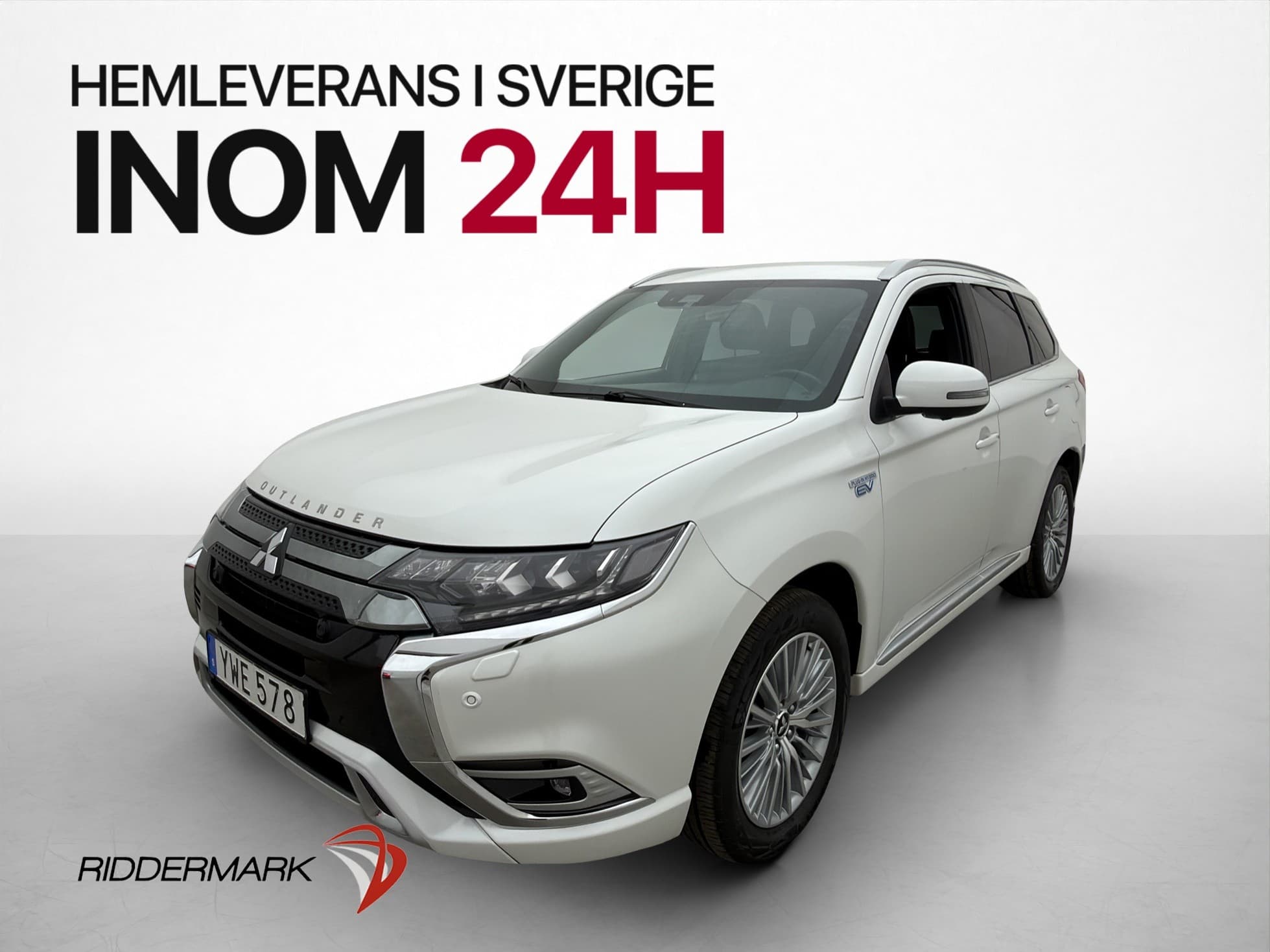 Mitsubishi Outlander PHEV 224hk AWD Business 360° Värm Drag