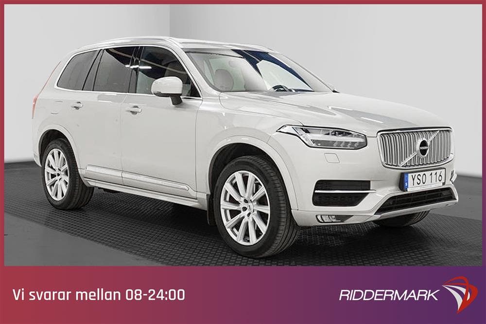 Volvo XC90 D5 AWD 235hk Inscription B&W 7-Sits Värmare Skinnexteriör