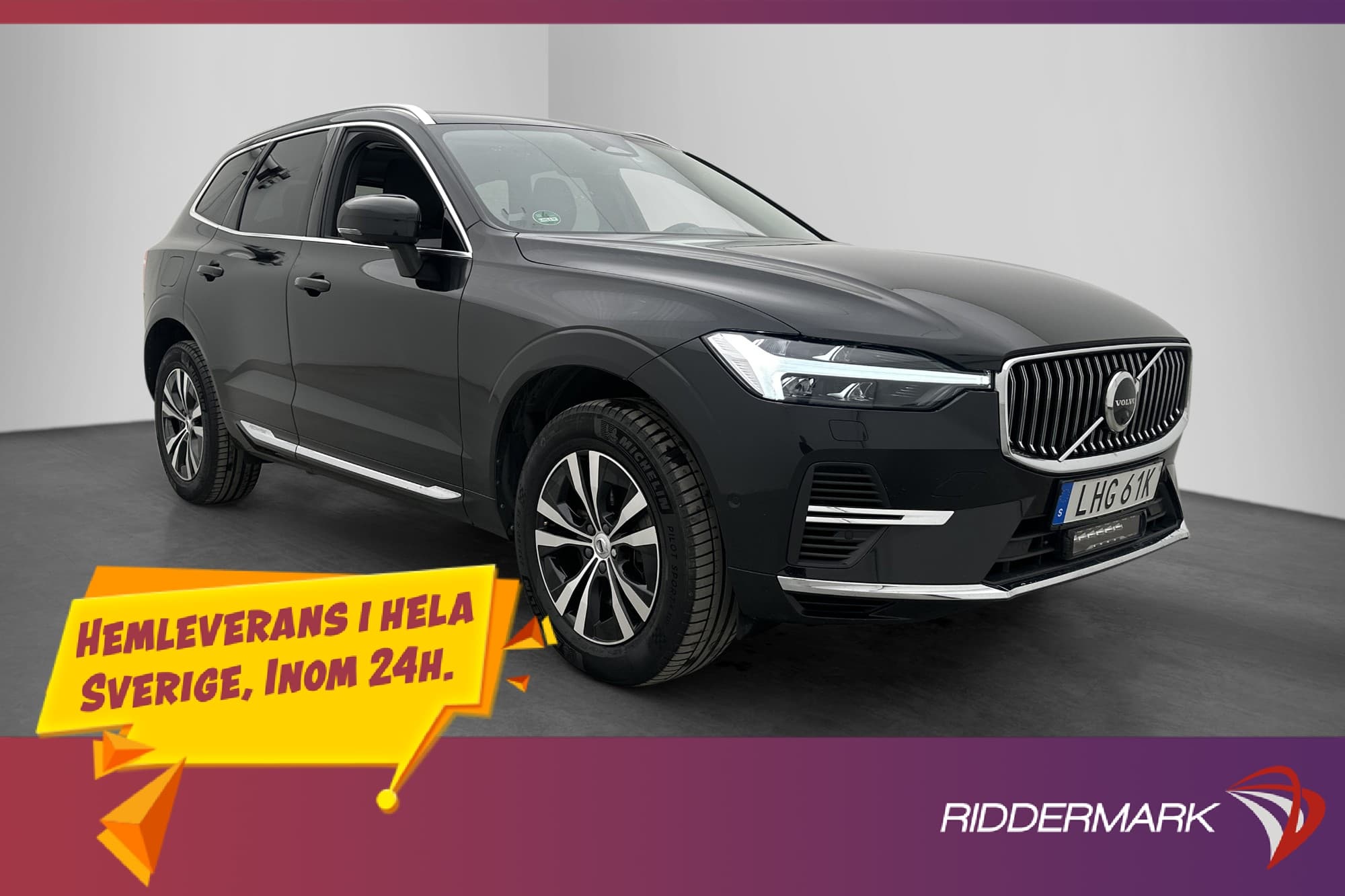 Volvo XC60 Recharge T6 AWD Google 360°  Värmare Pano Skinn