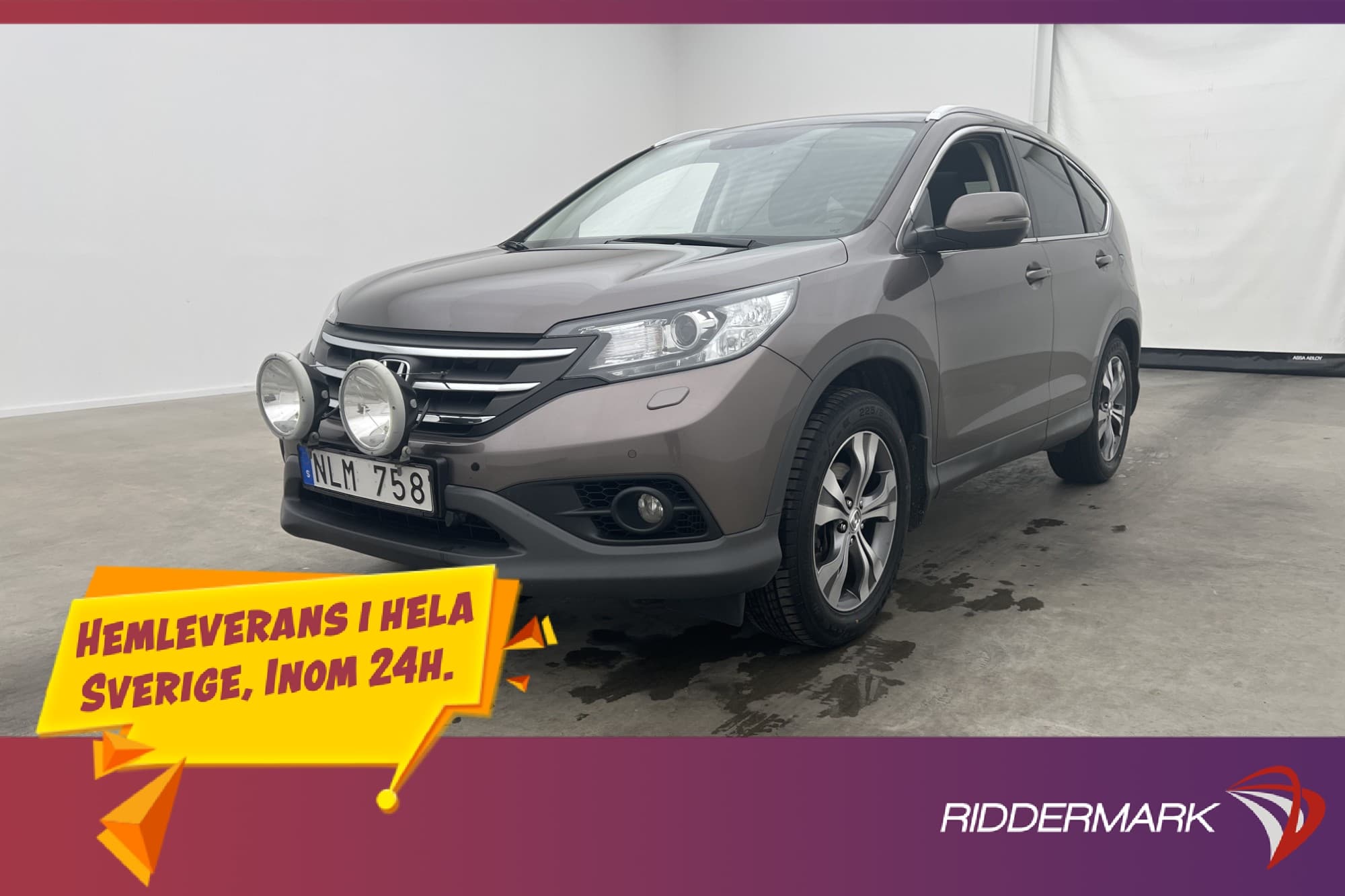 Honda CR-V 4WD 150hk Pano M&K-Värmare Kamera Navi Skinn