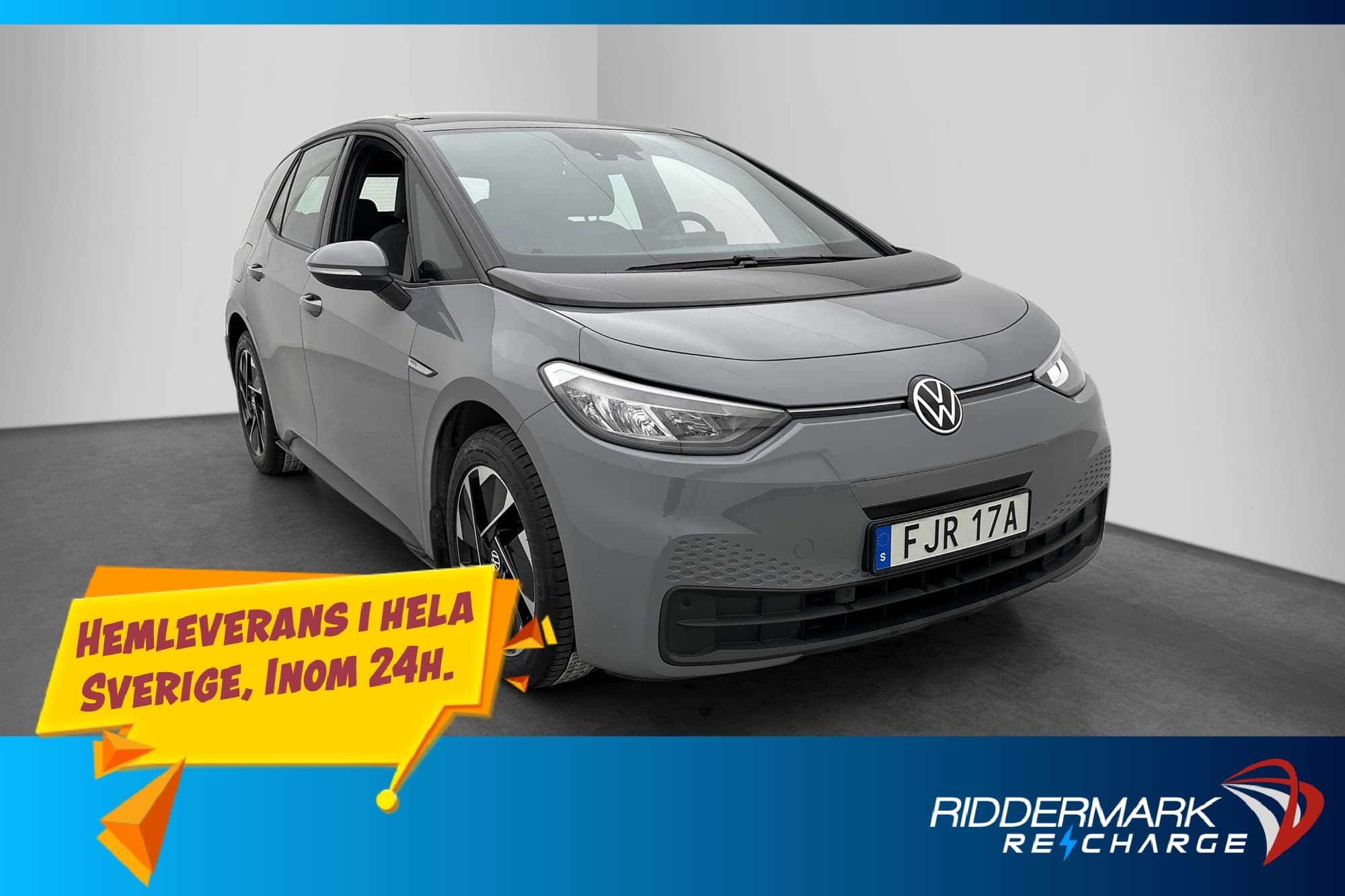 Volkswagen ID.3 Pro Performance 204hk Värmare Navi Sensorer