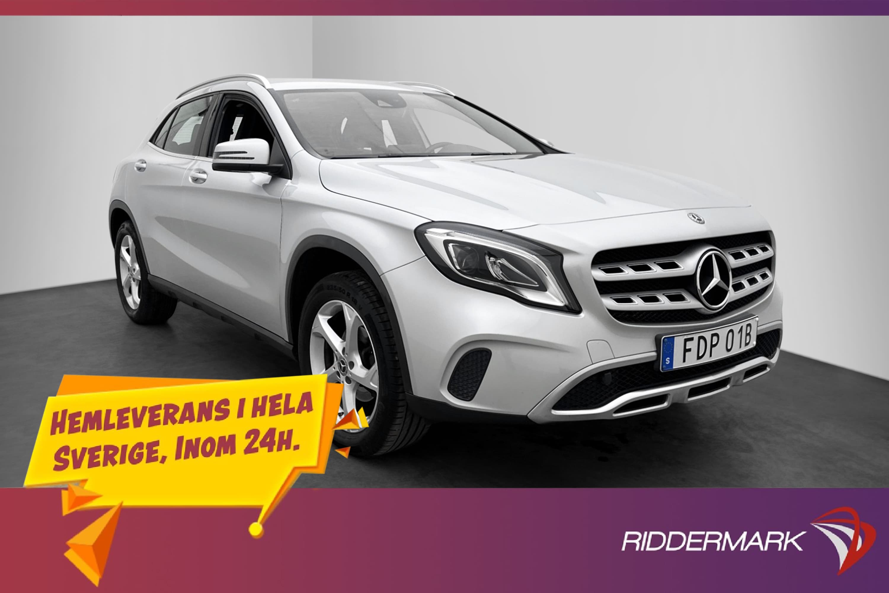 Mercedes-Benz GLA 200 156hk Dragkrok Kamera Navi Halvskinn