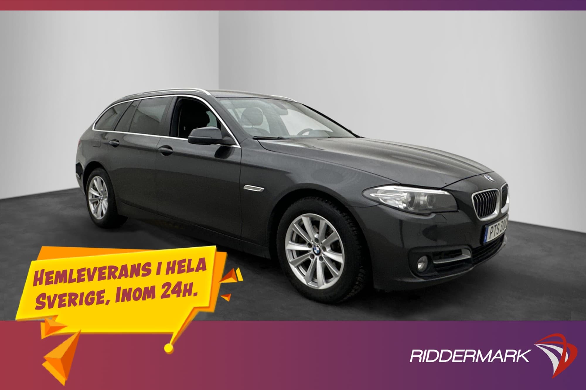 BMW 520 D 184hk xDrive Skinn Dragkrok P-Sensorer