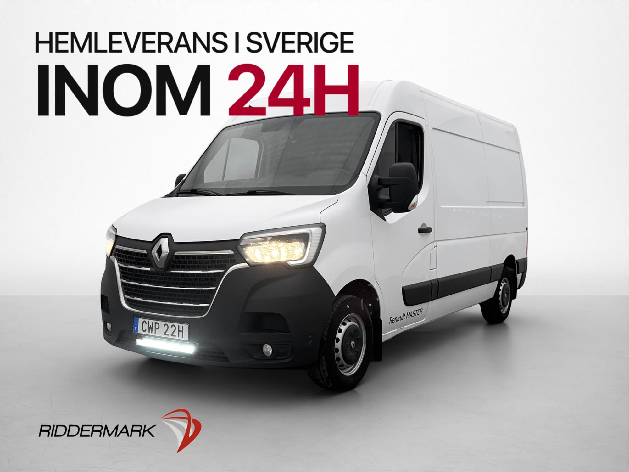 Renault master L2H2 2.3dCi 180hk Värmare B-Kamera Drag Moms