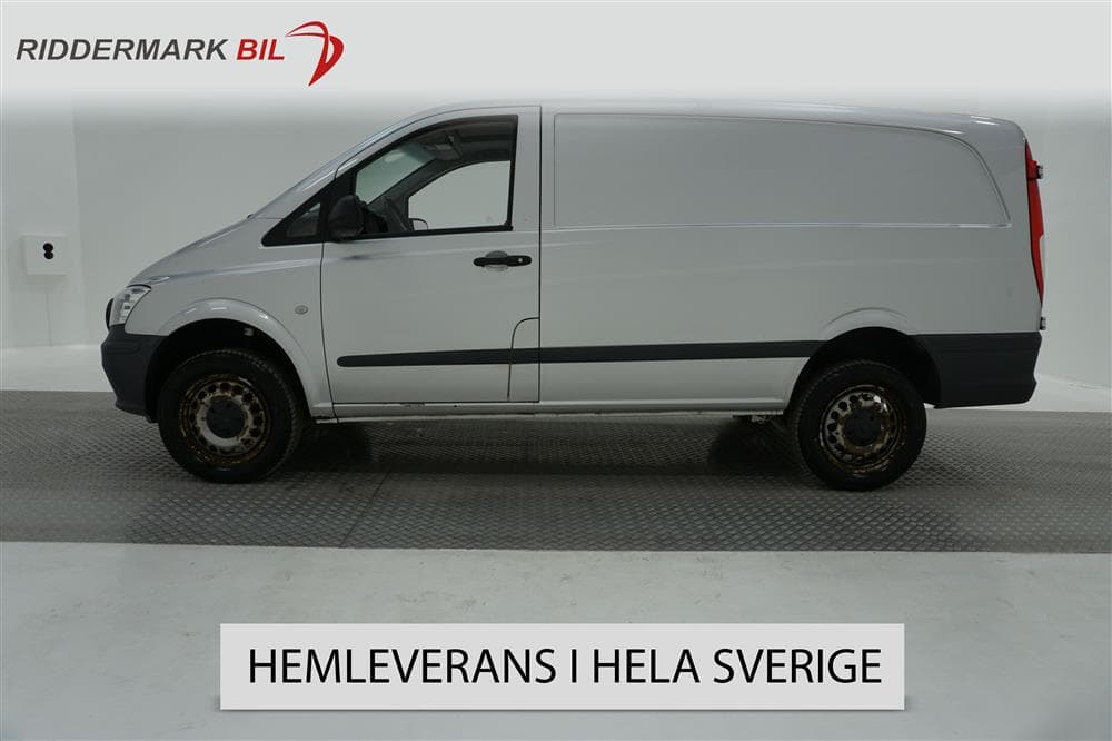 Mercedes Vito 113 CDI Aut 136hk 4Matic Lång Drag Värmare exteriör