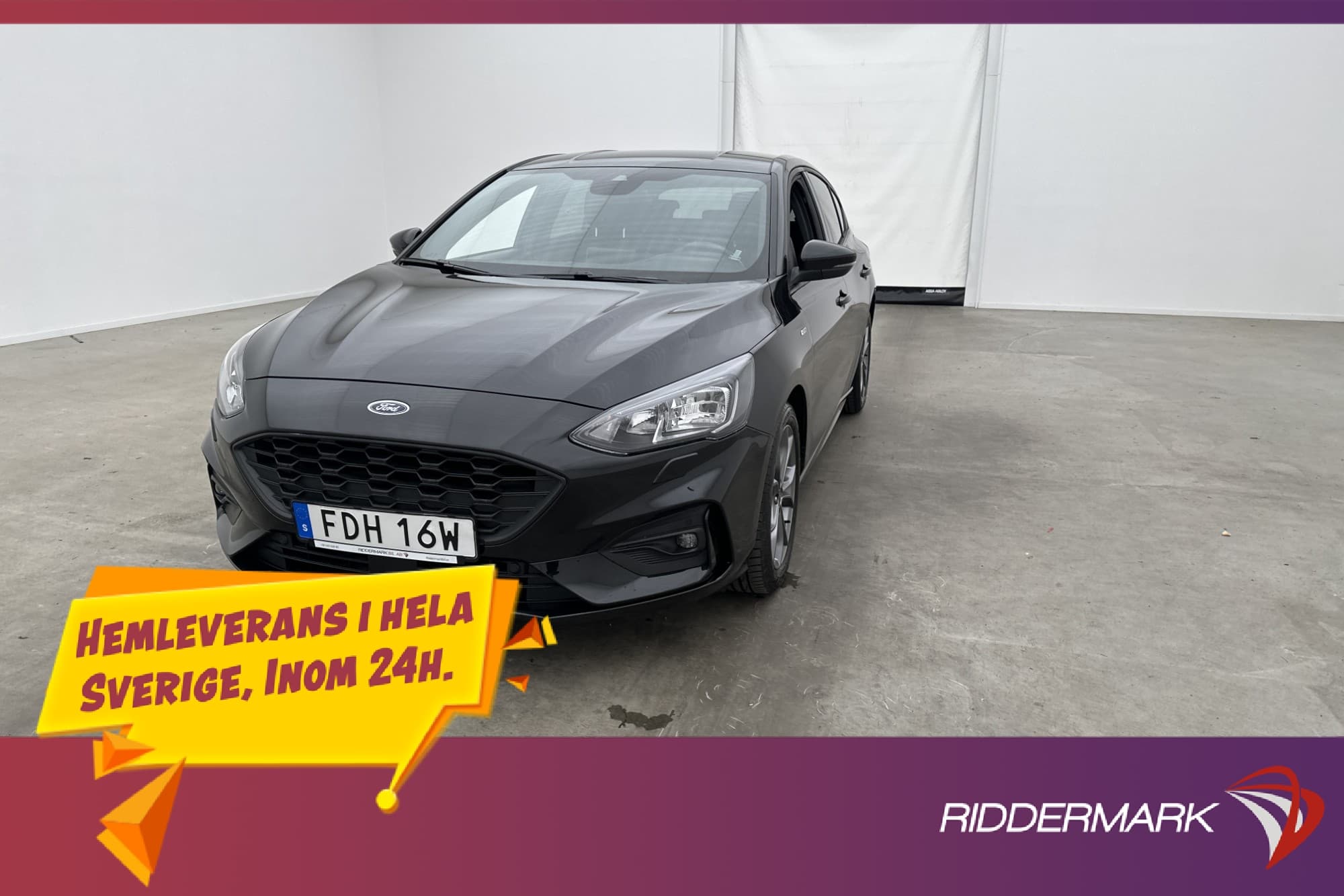 Ford Focus 1.0 125hk ST-Line Kamera Navi Rattvärme