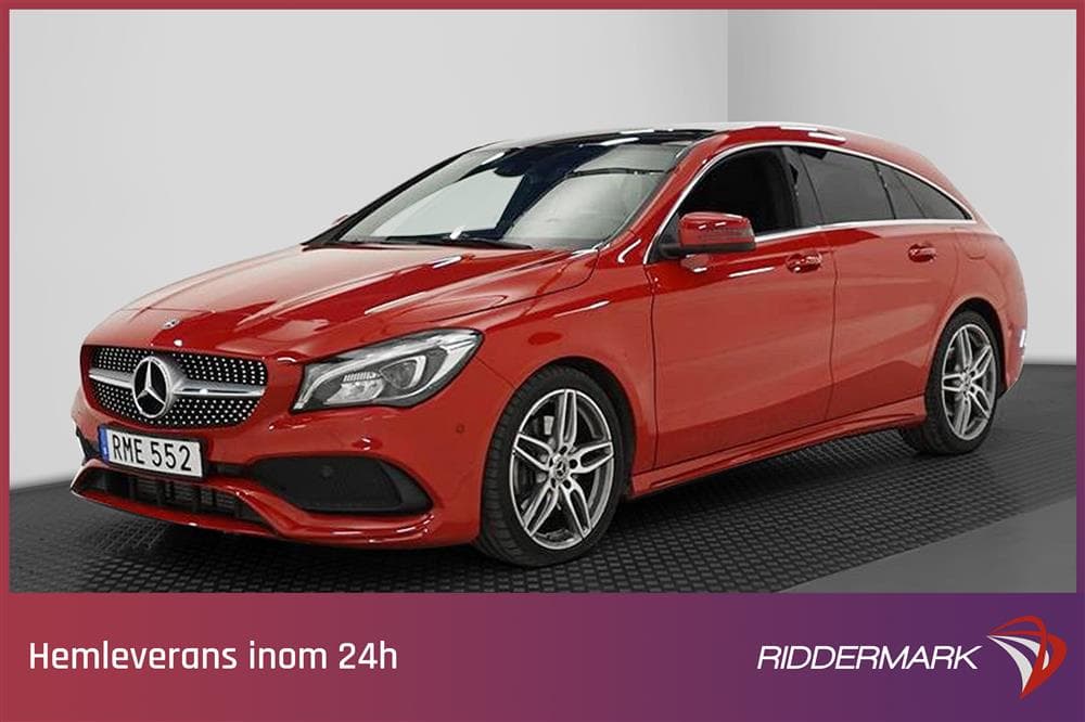 Mercedes CLA 220d 4M 177hk AMG Pano Drag B-kamera 0,42l/milexteriör