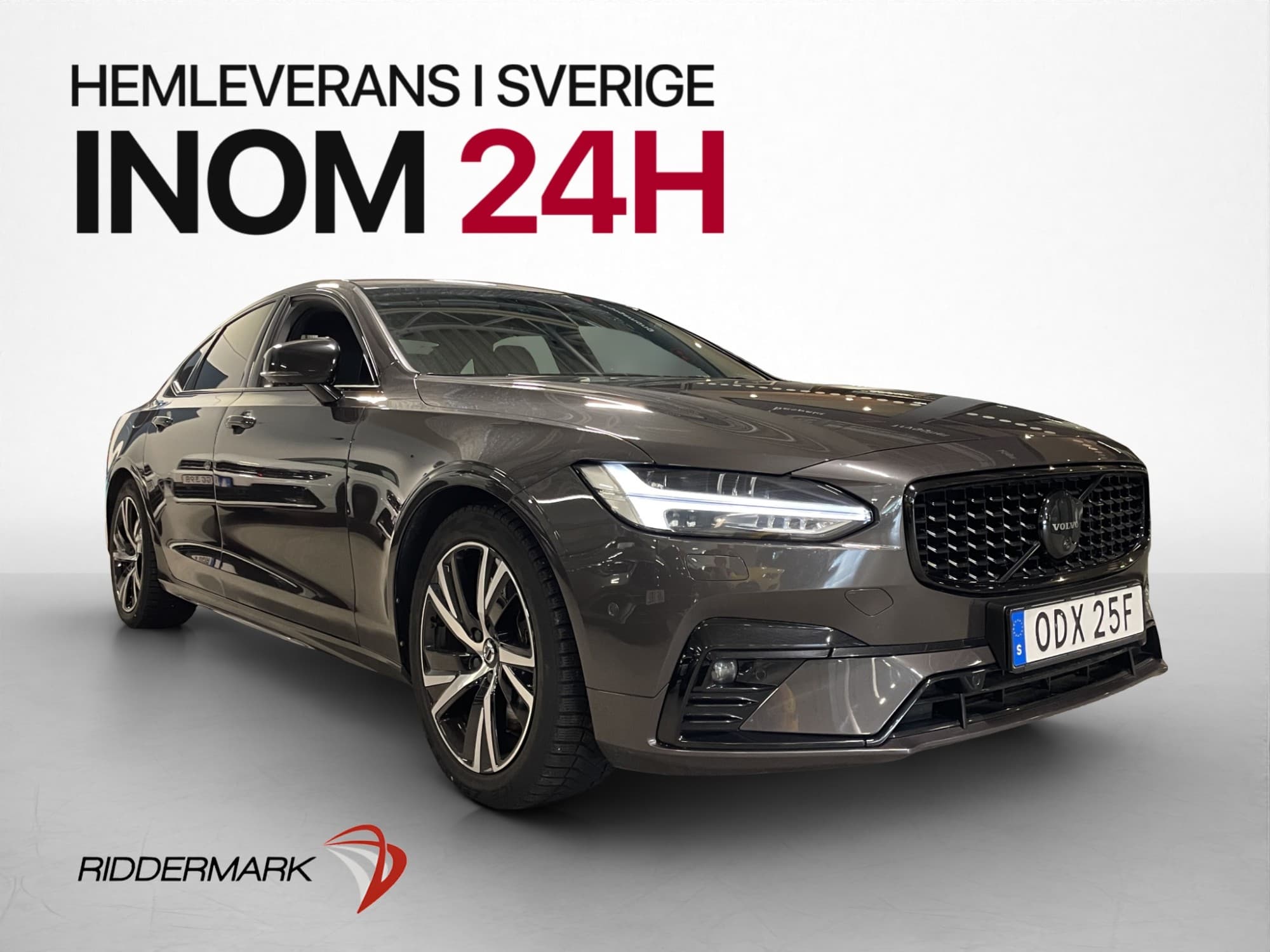Volvo S90 B6 AWD R-Design VoC Värmare B&W Taklucka 360° HuD