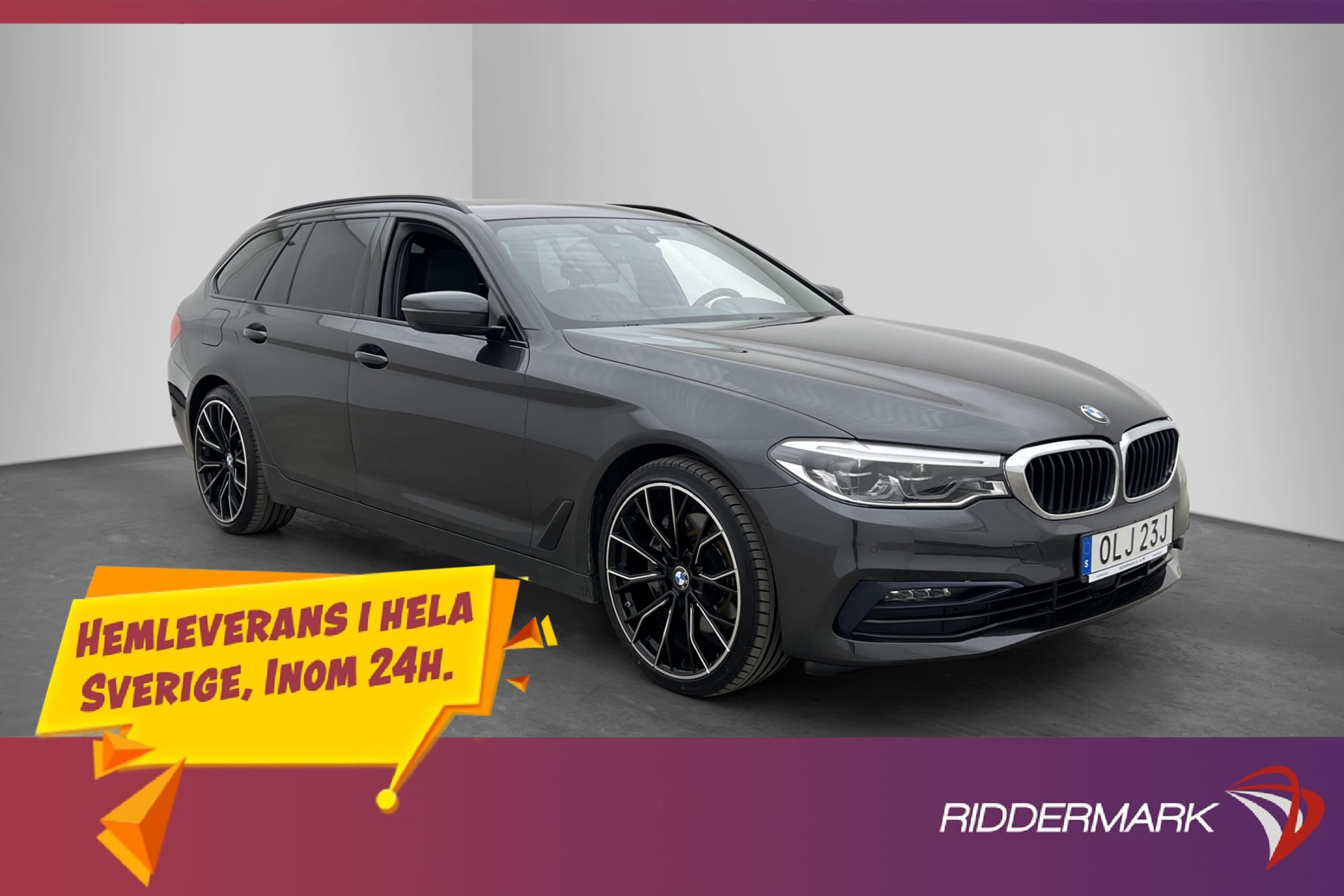 BMW 540i xDrive 340hk Innovation Panorama Kamera Skinn HUD