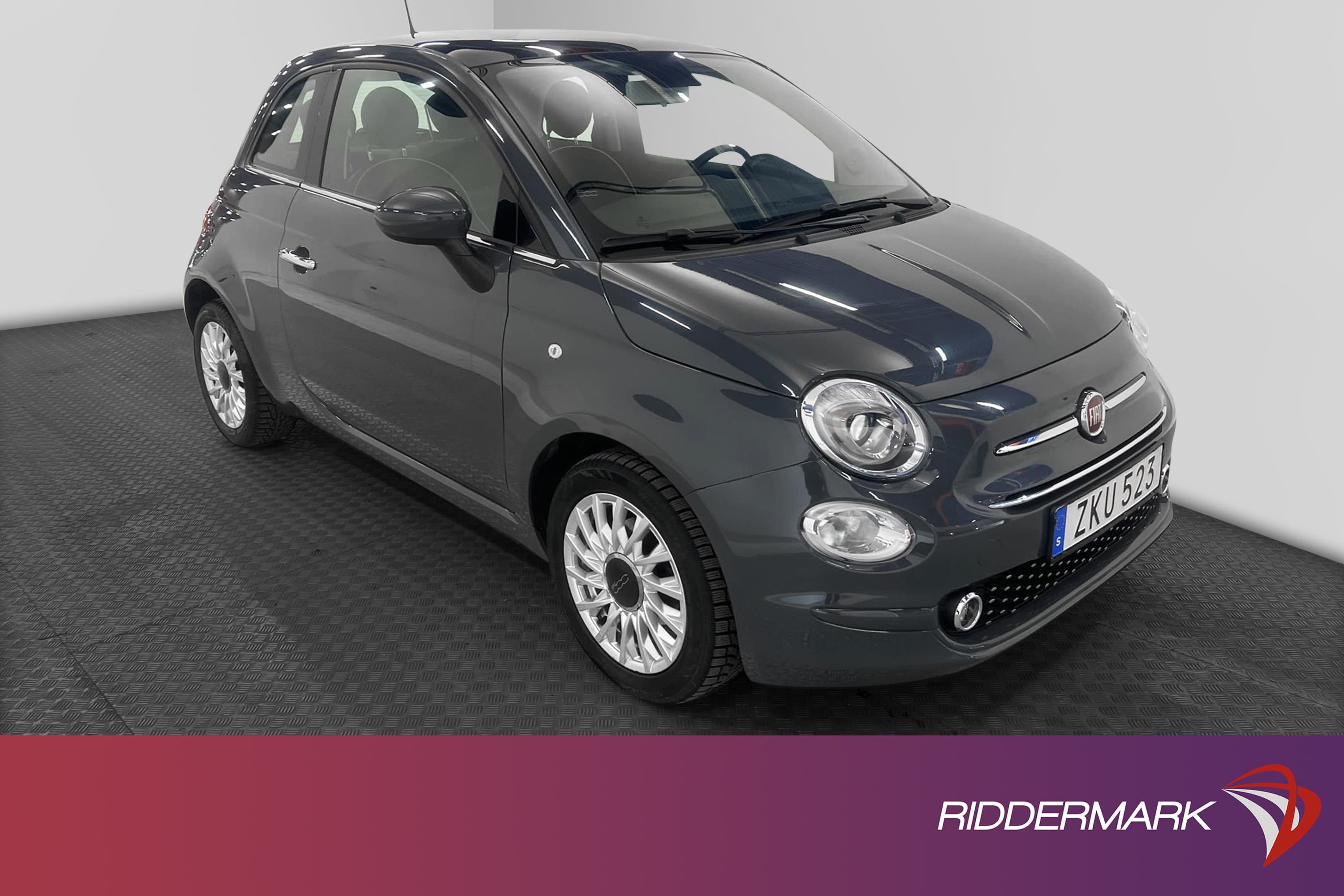 Fiat 500 1.2 69hk Panoramaglastak PDC 738kr Skatt Ny Kamrem